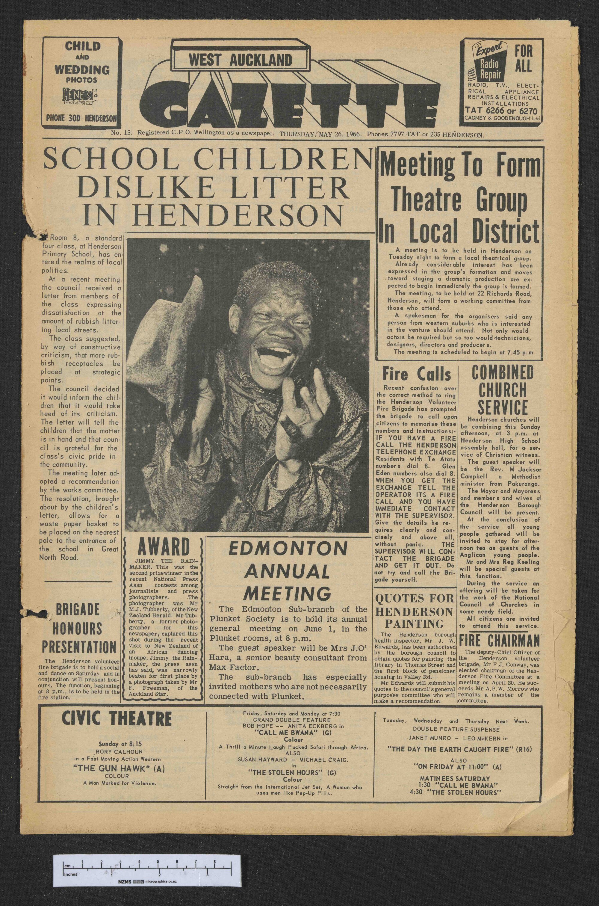 1966-05-26 West Auckland Gazette