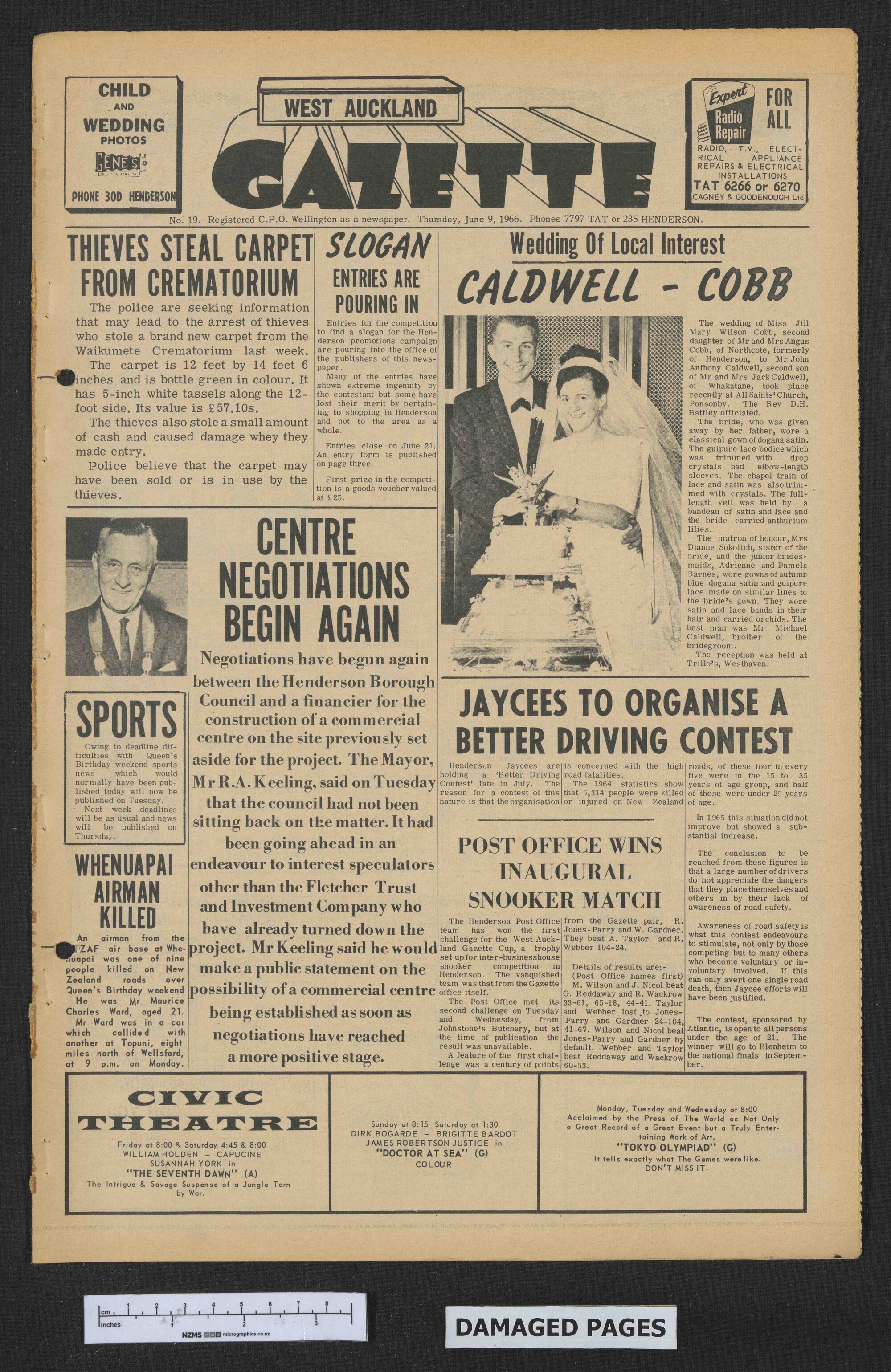1966-06-09 West Auckland Gazette