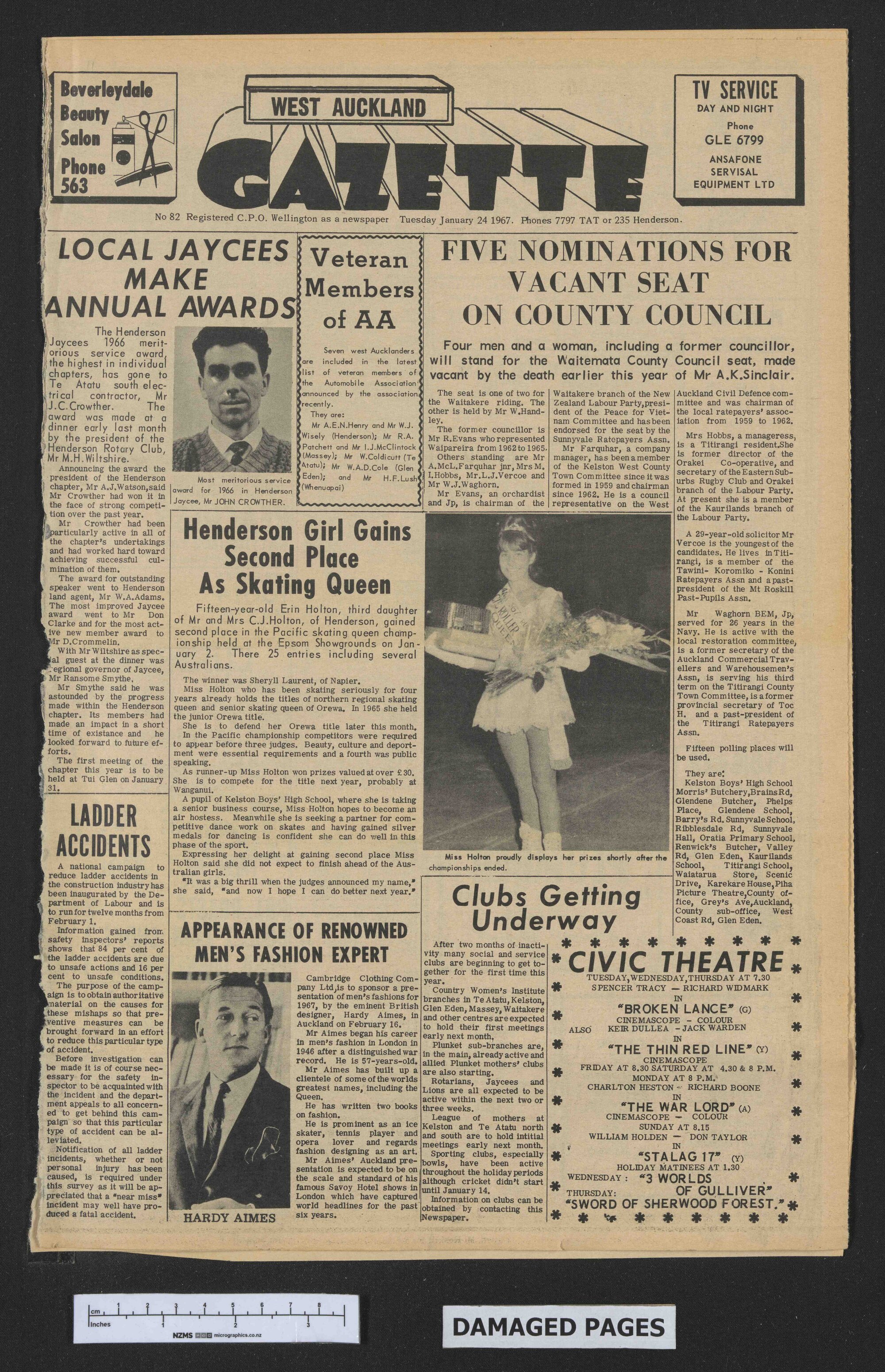 1967-01-24 West Auckland Gazette