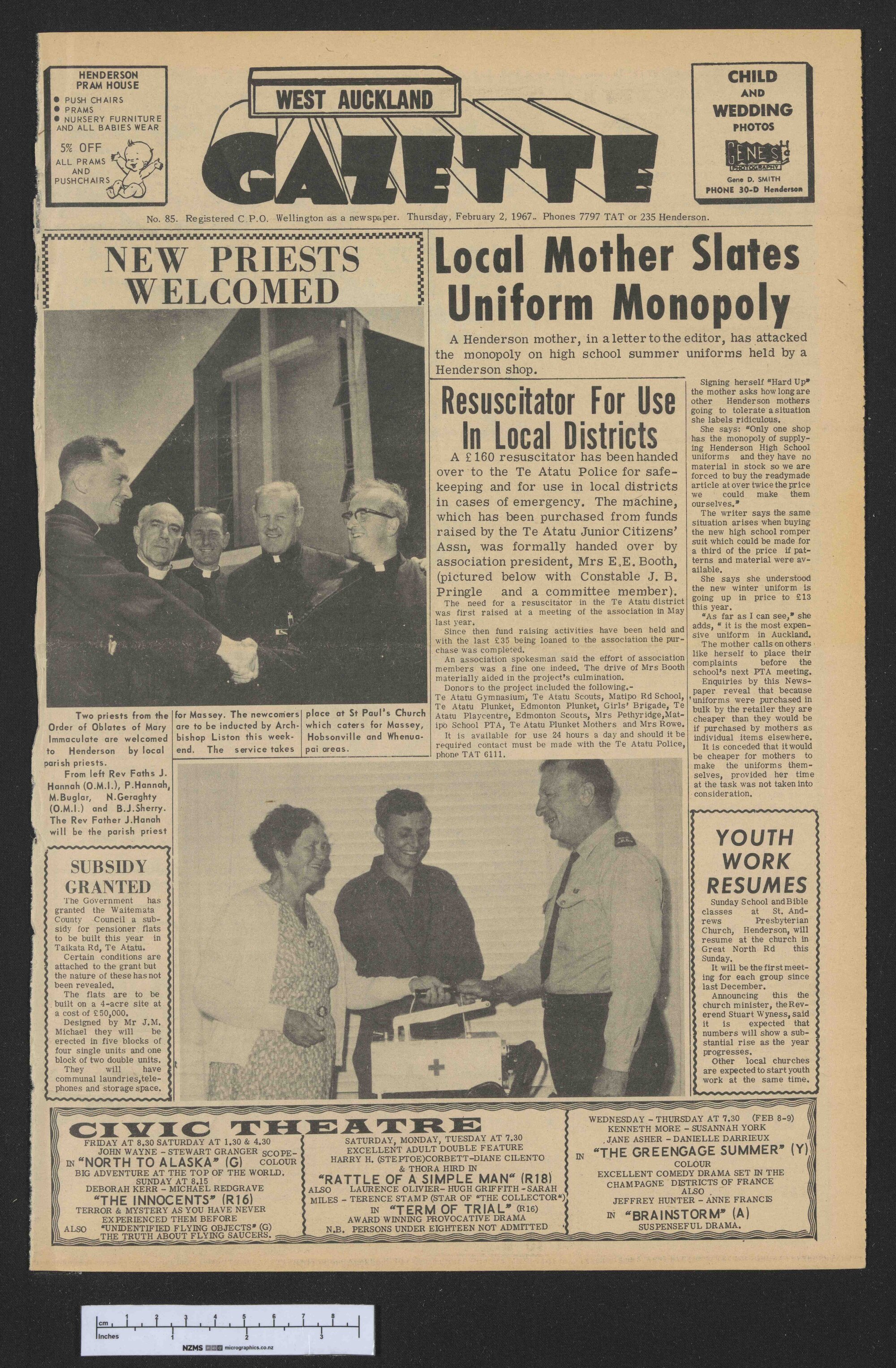 1967-02-02 West Auckland Gazette