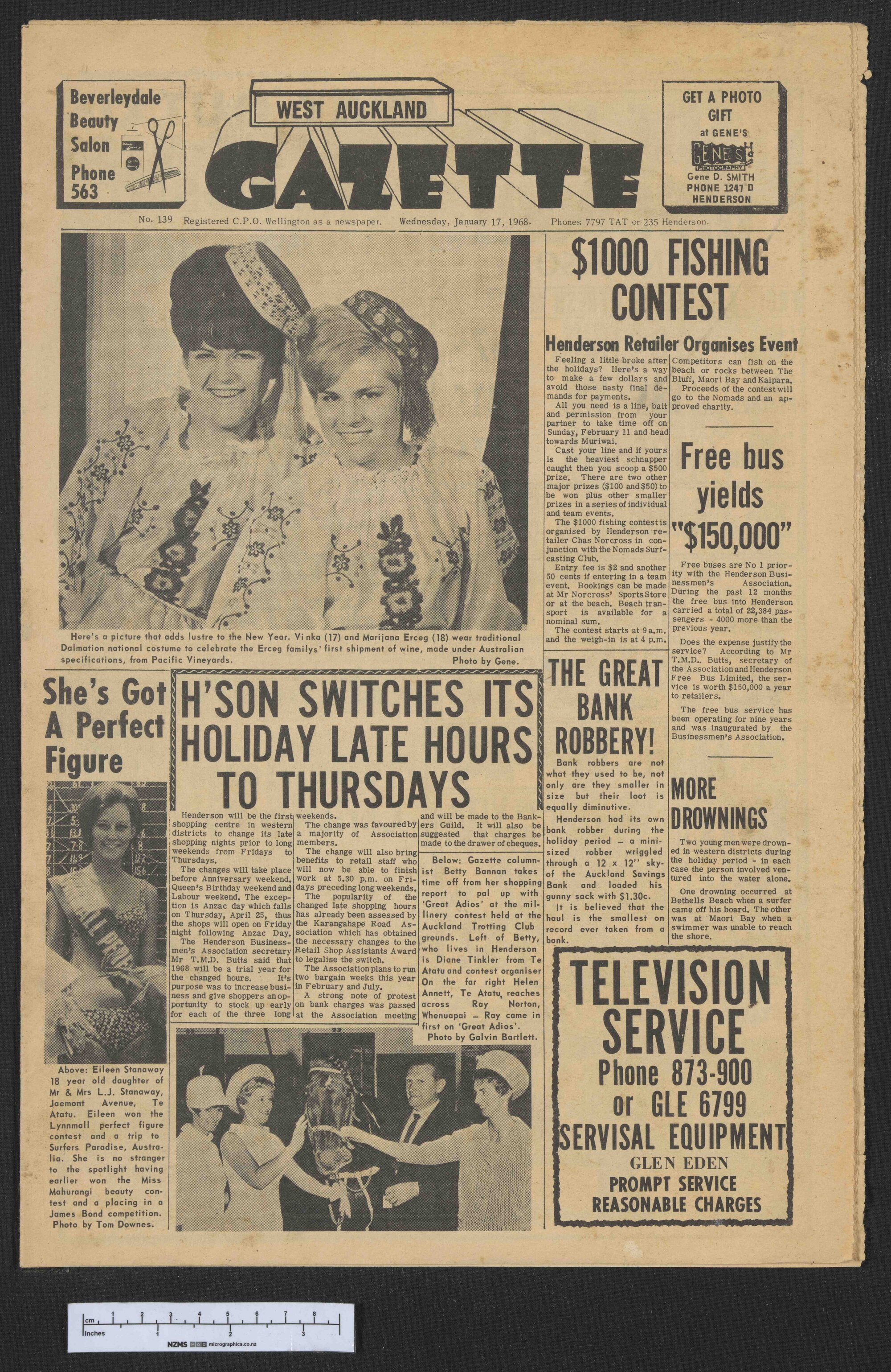 1968-01-17 West Auckland Gazette
