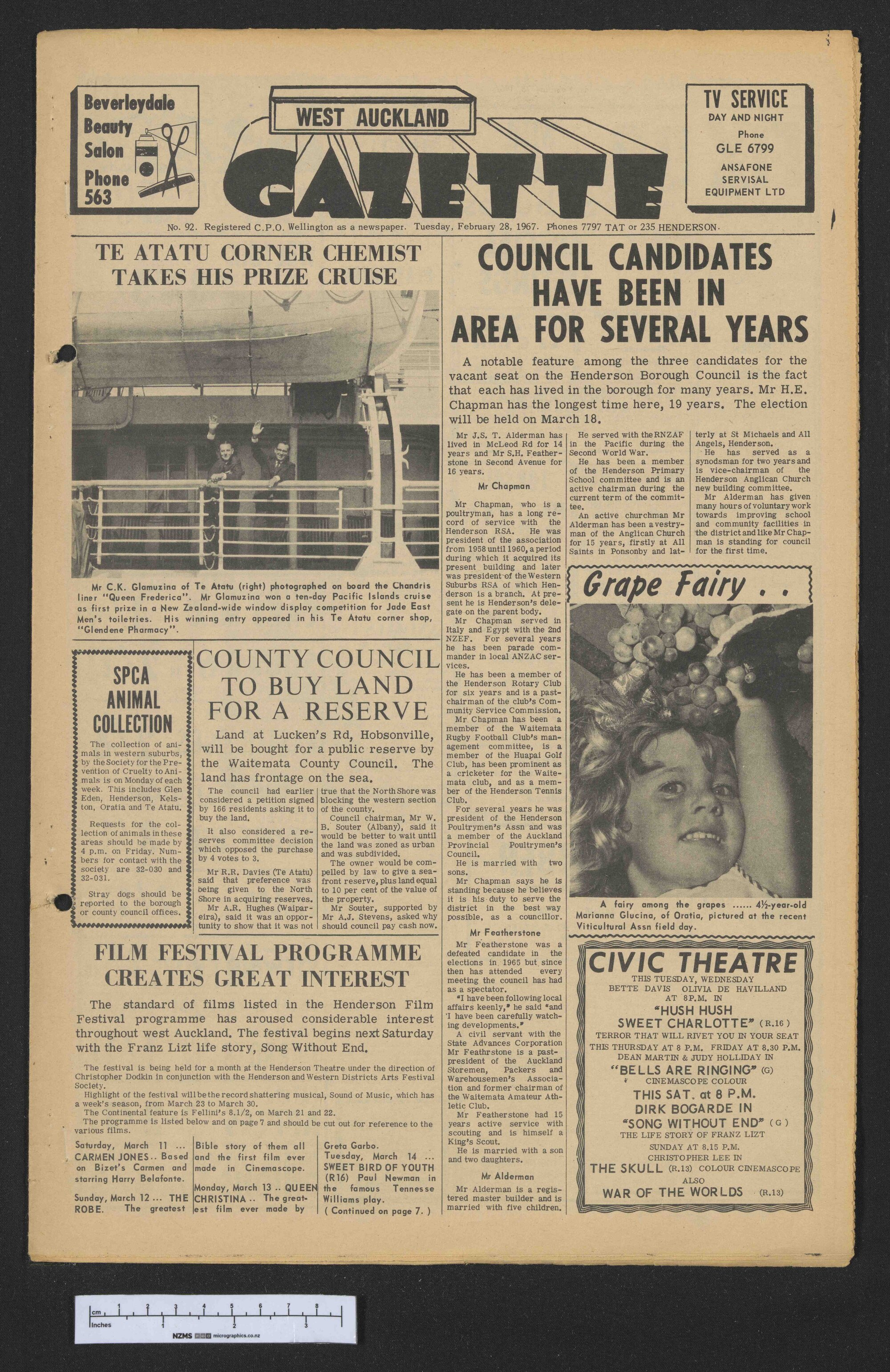 1967-02-28 West Auckland Gazette