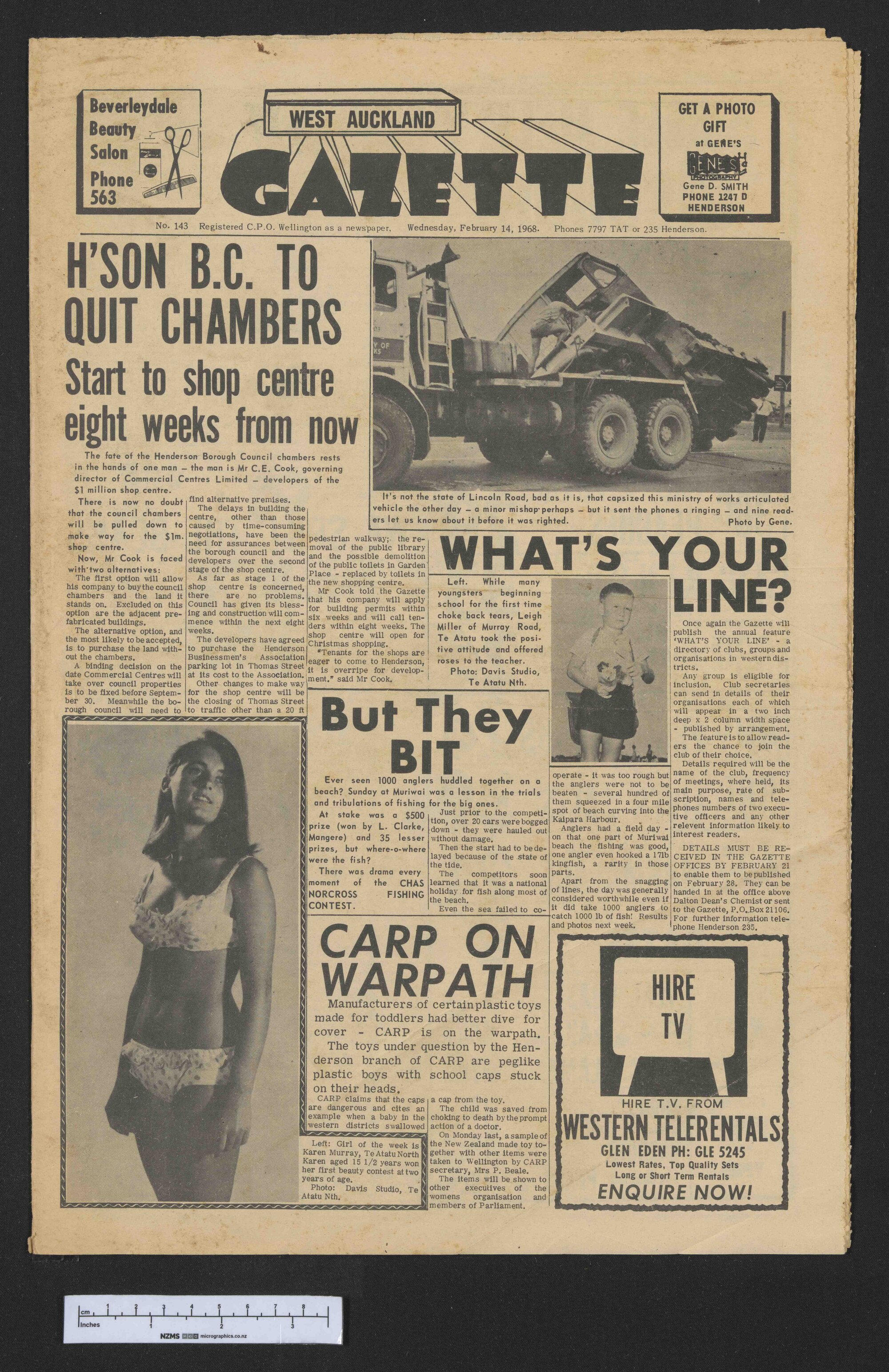 1968-02-14 West Auckland Gazette