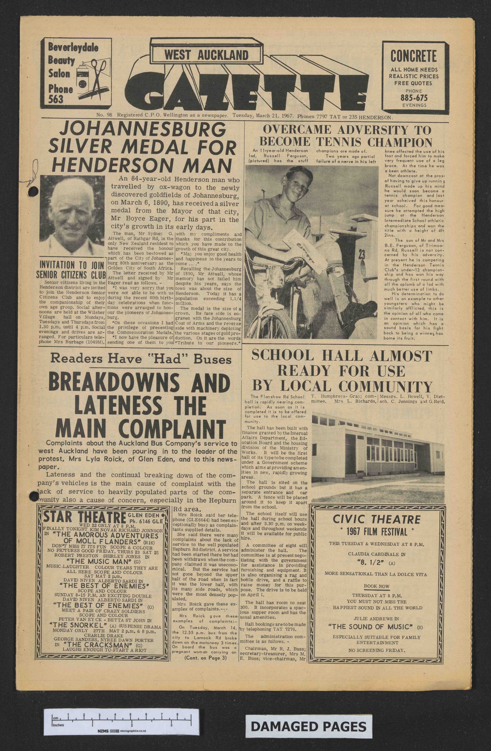 1967-03-21 West Auckland Gazette