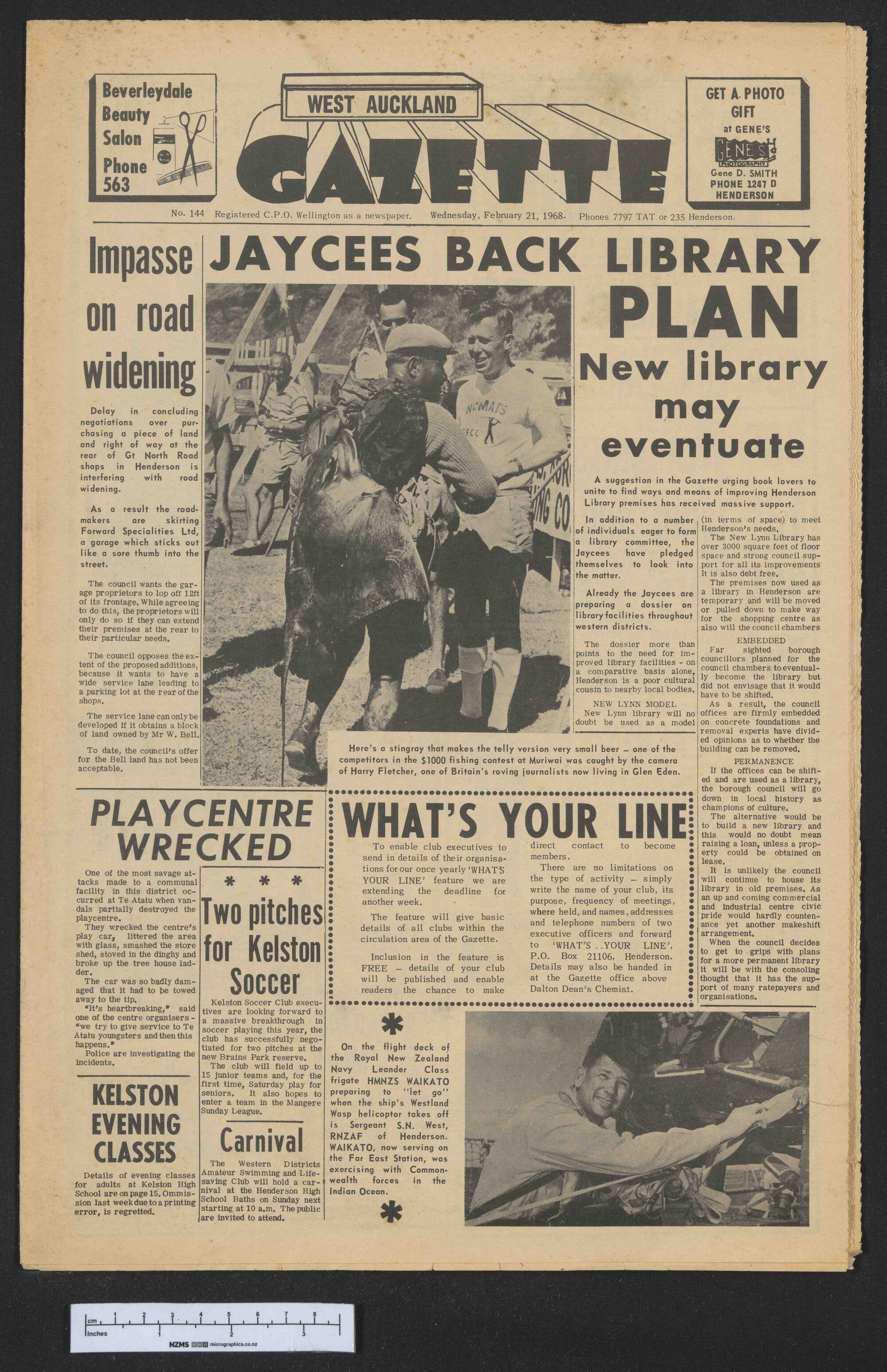 1968-02-21 West Auckland Gazette