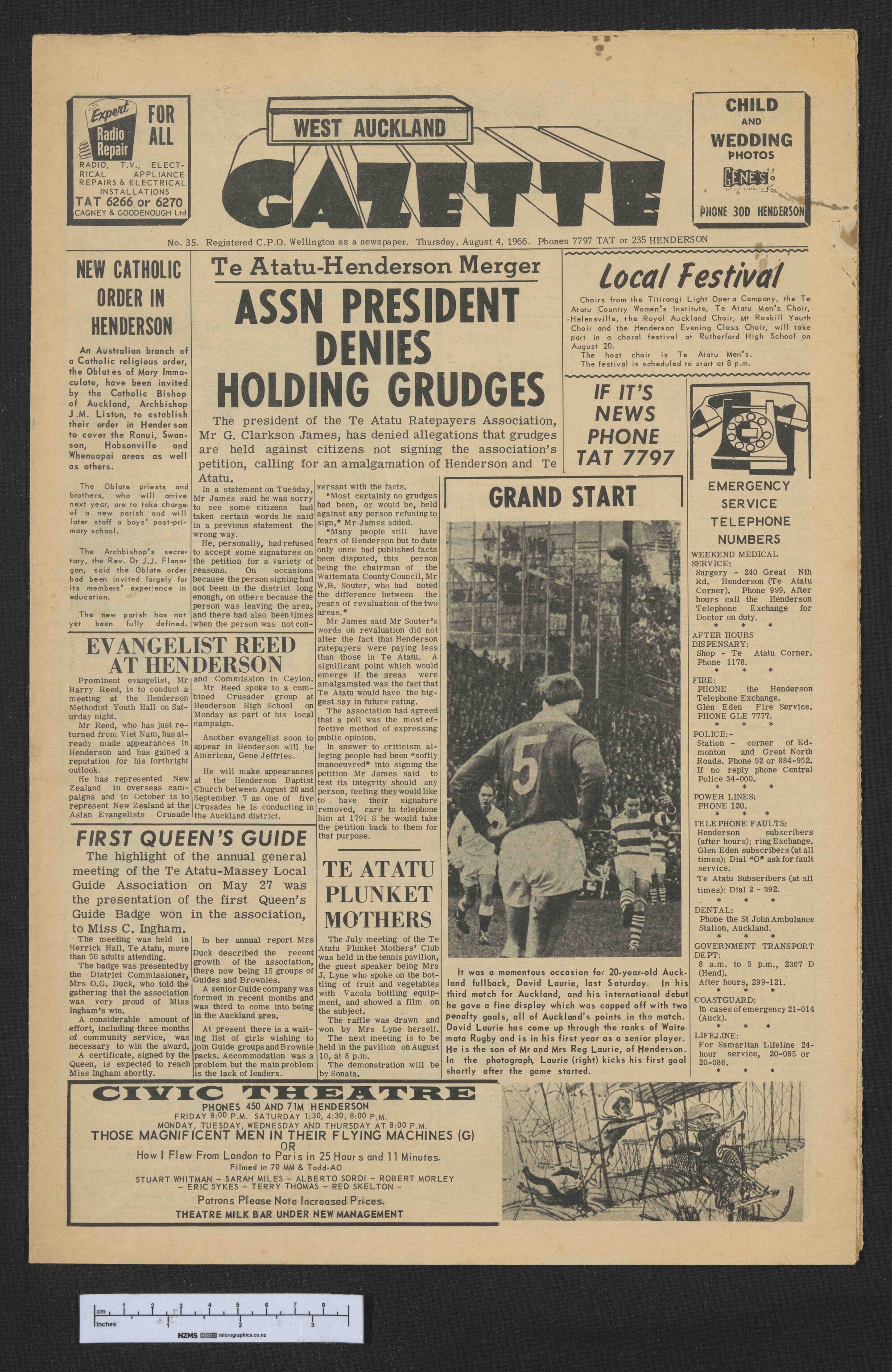 1966-08-04 West Auckland Gazette