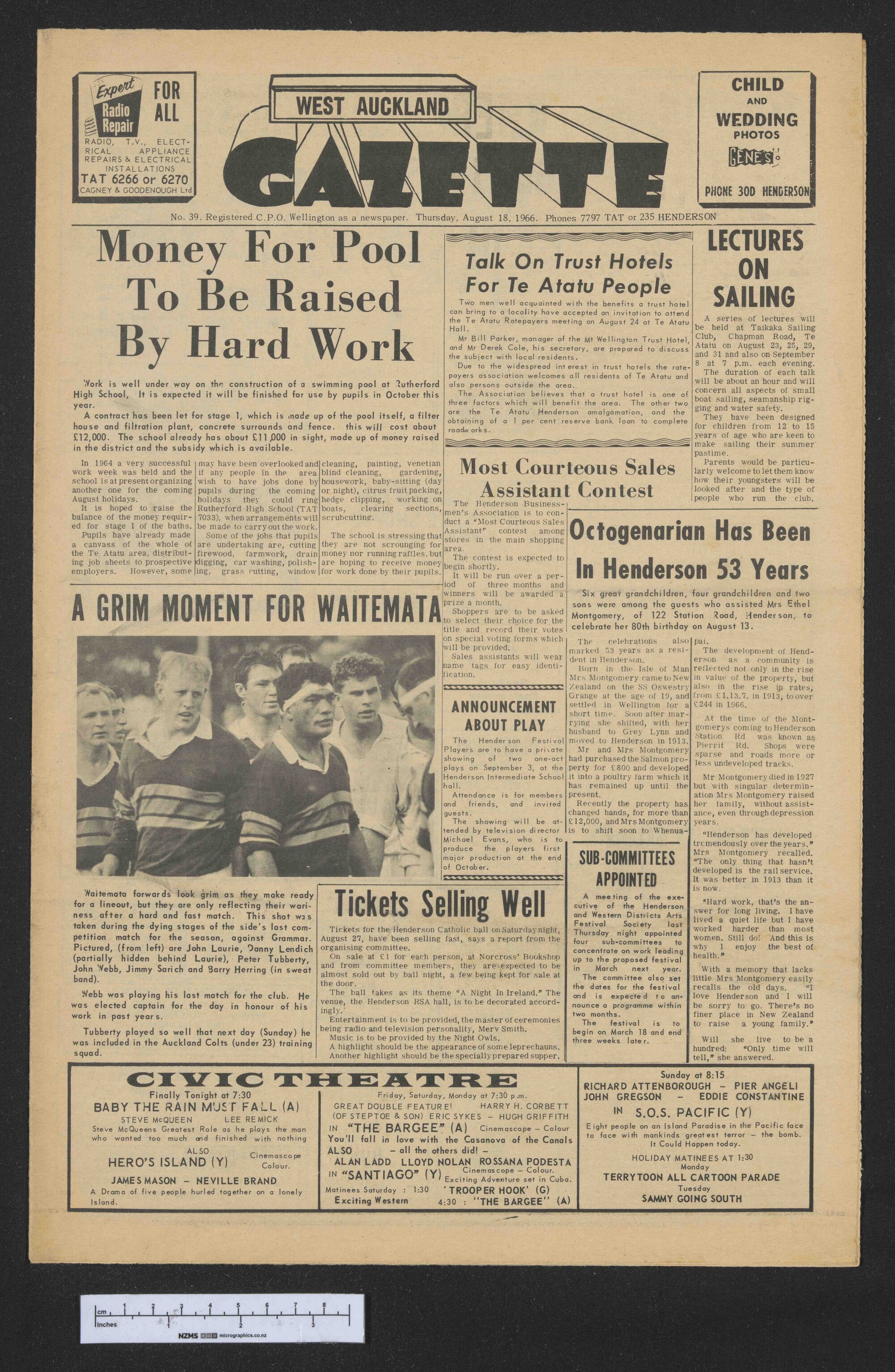 1966-08-18 West Auckland Gazette