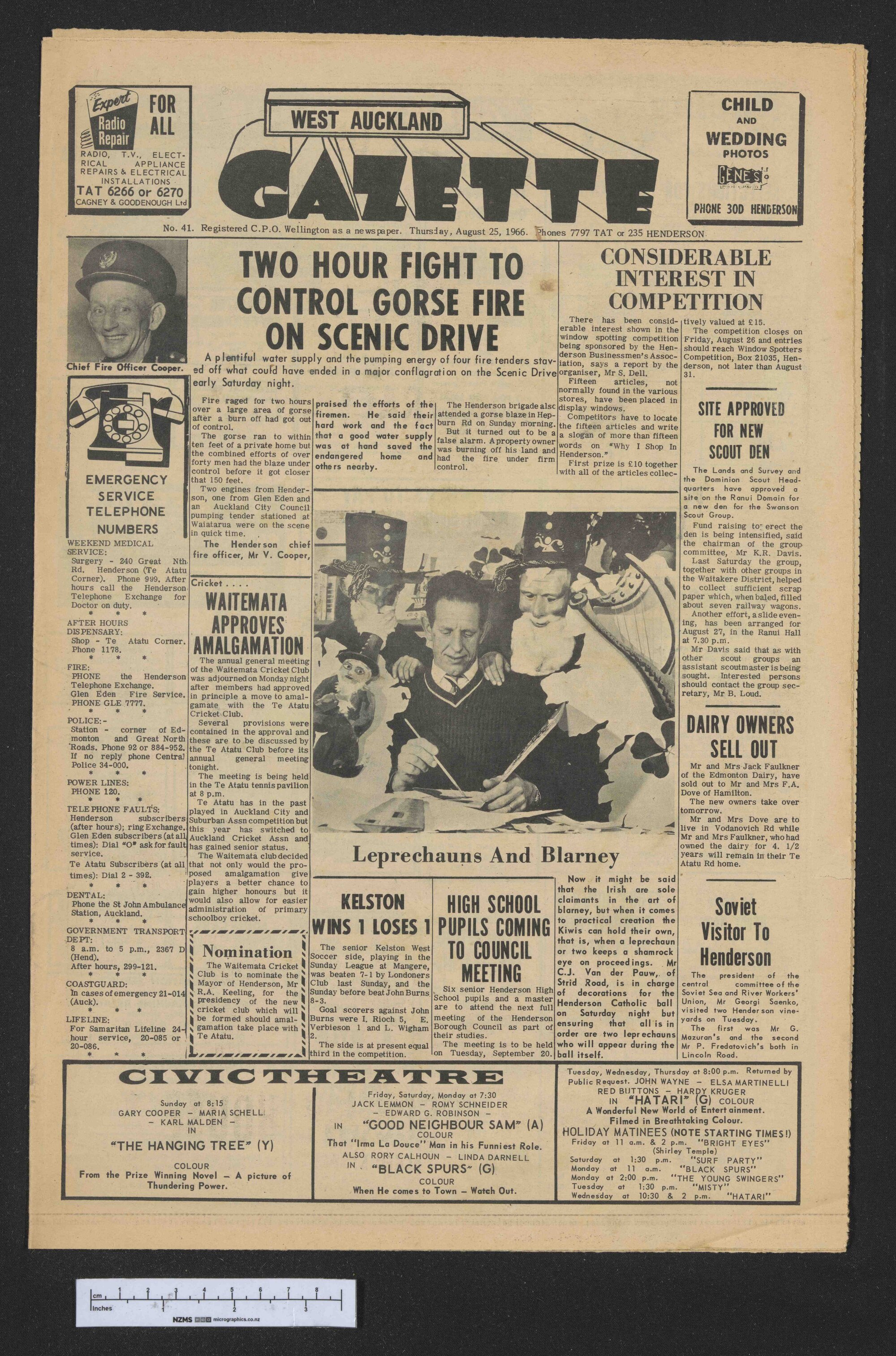 1966-08-25 West Auckland Gazette