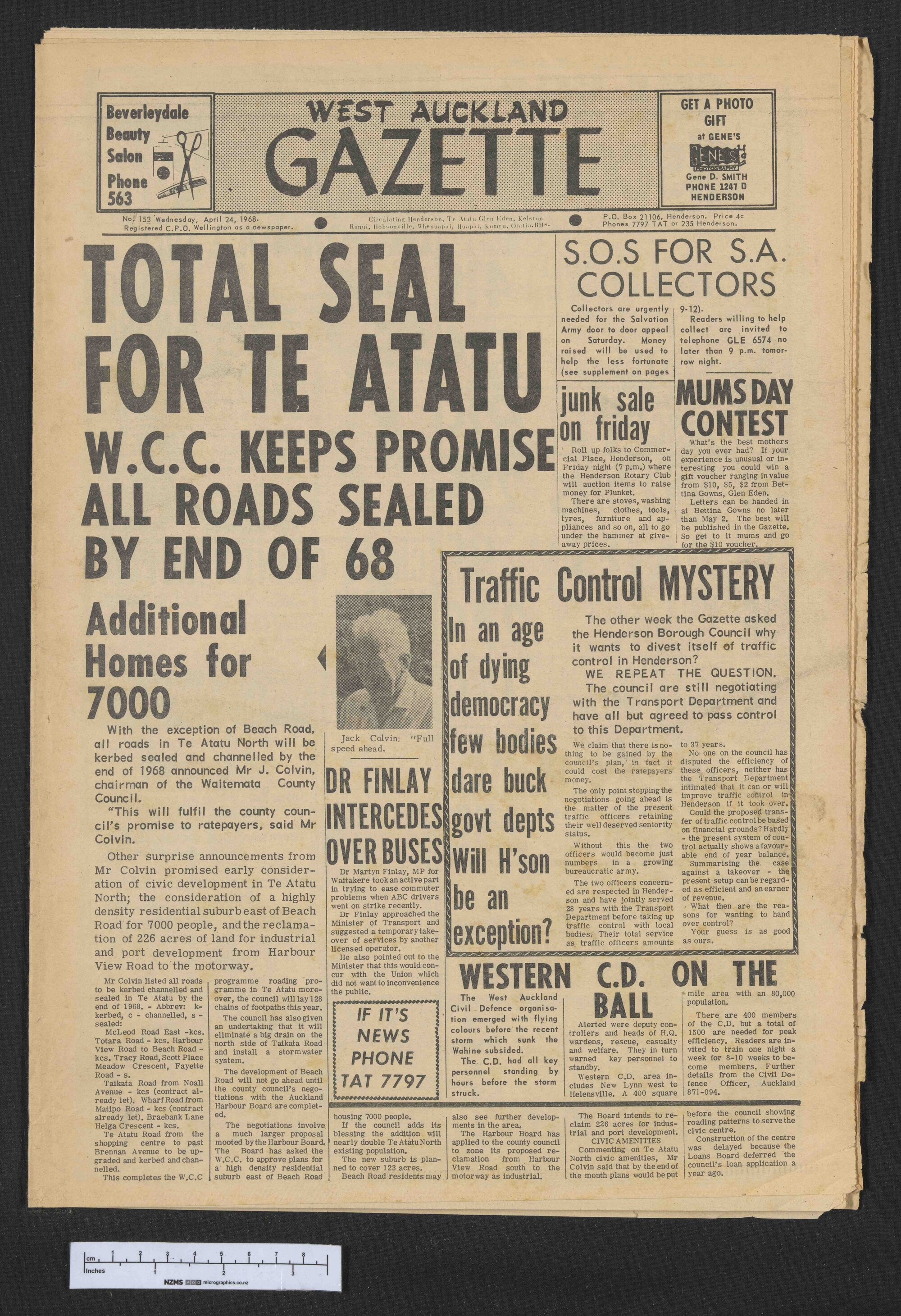 1968-04-24 West Auckland Gazette