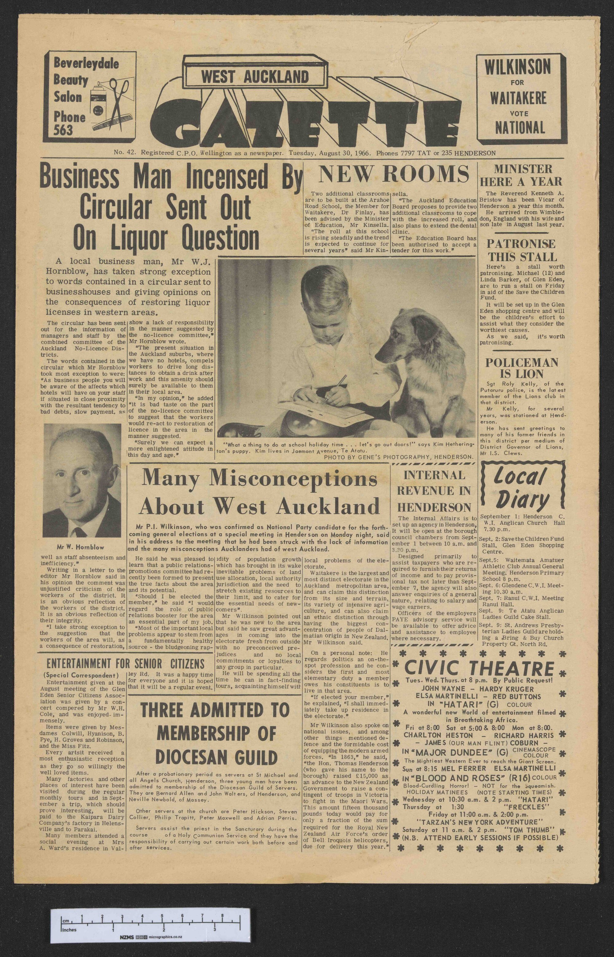1966-08-30 West Auckland Gazette