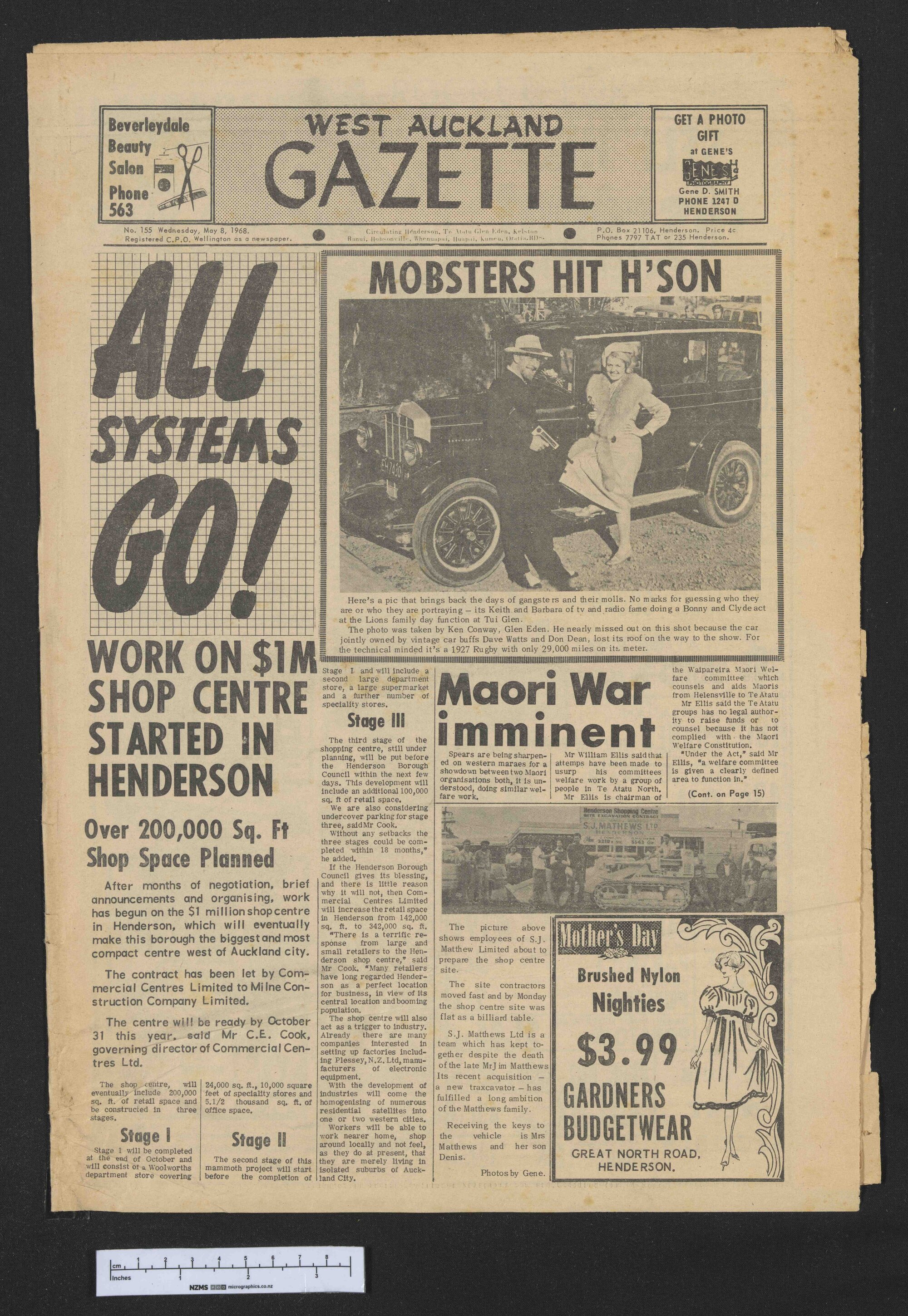 1968-05-08 West Auckland Gazette