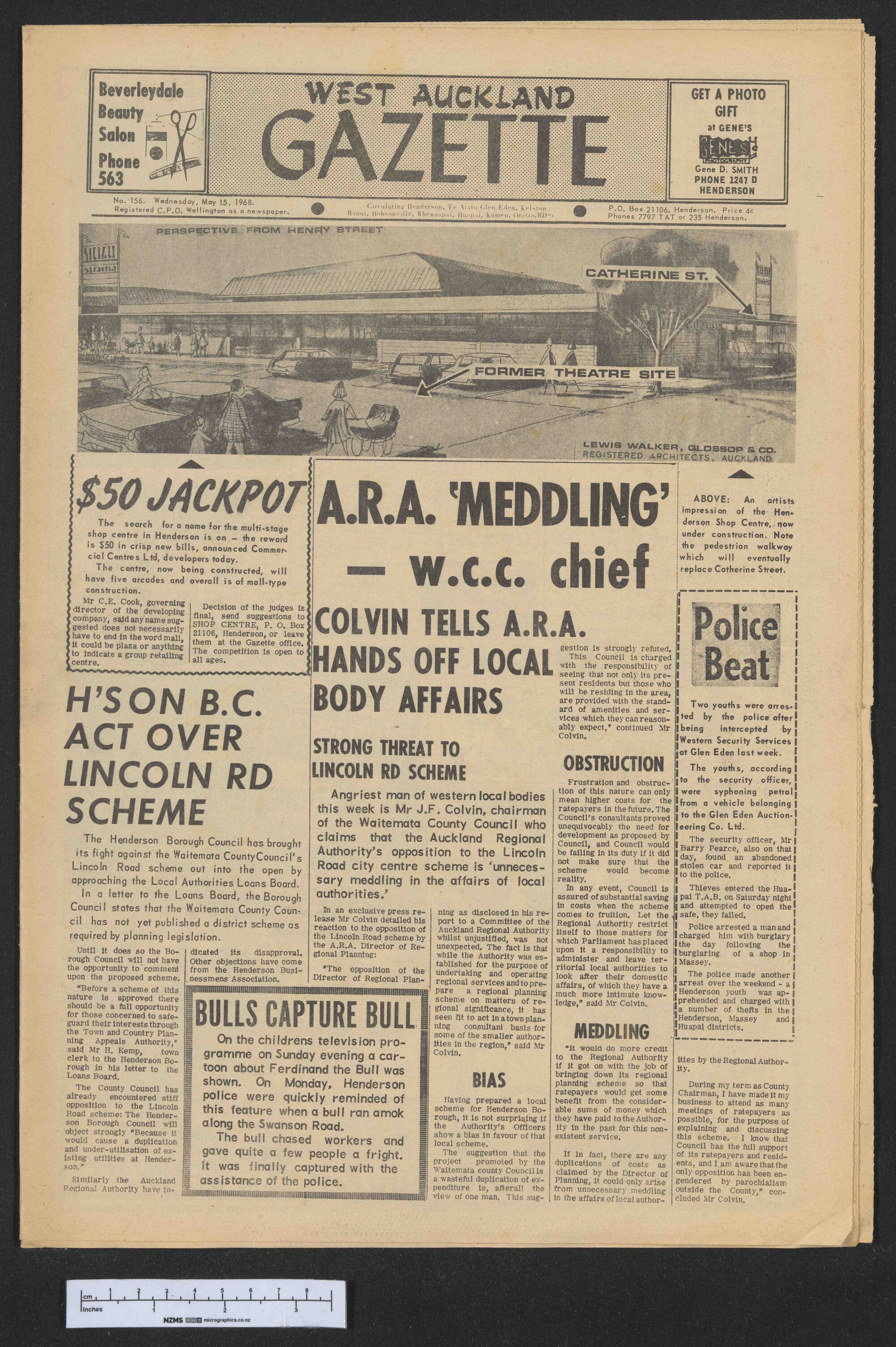 1968-05-15 West Auckland Gazette