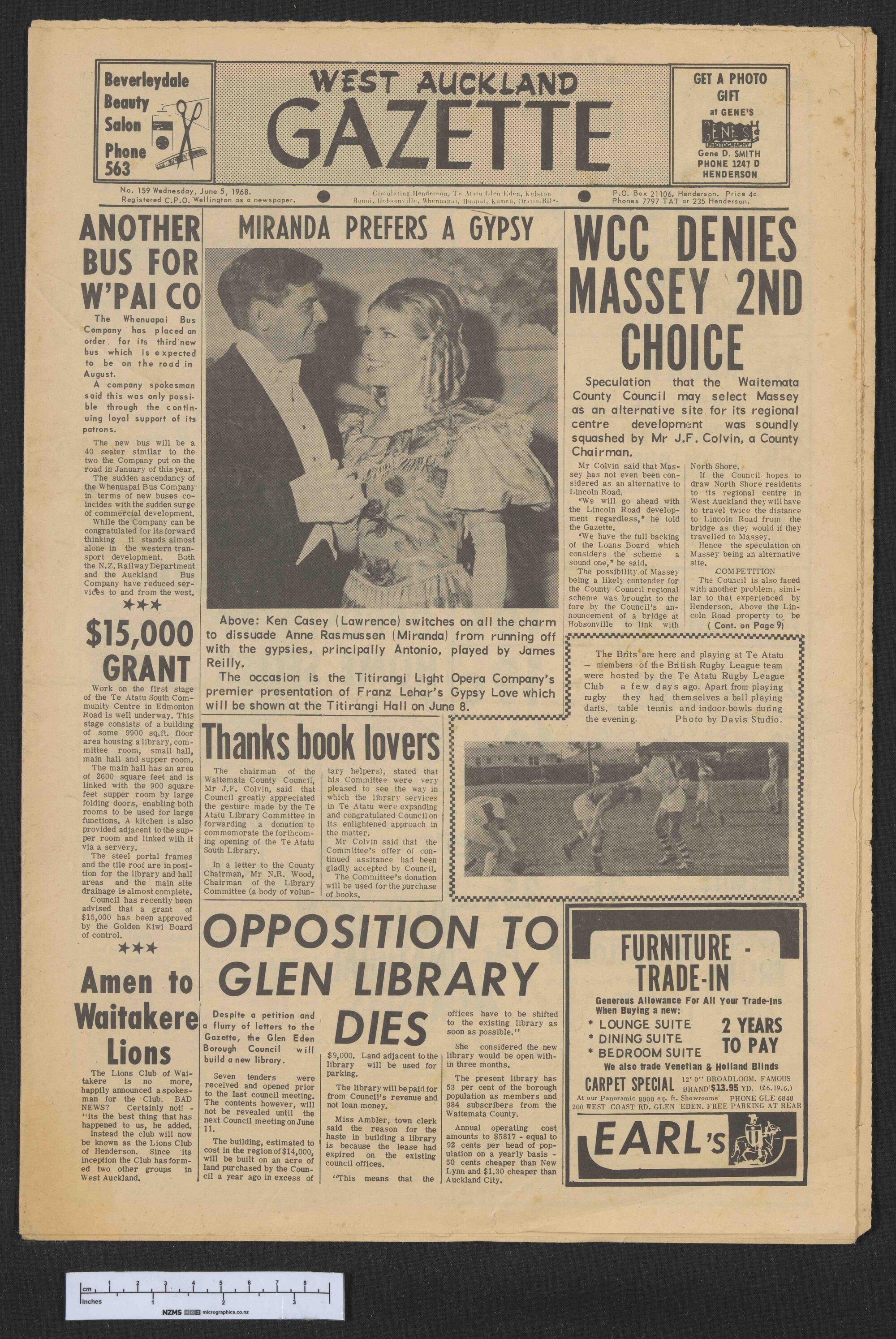 1968-06-05 West Auckland Gazette