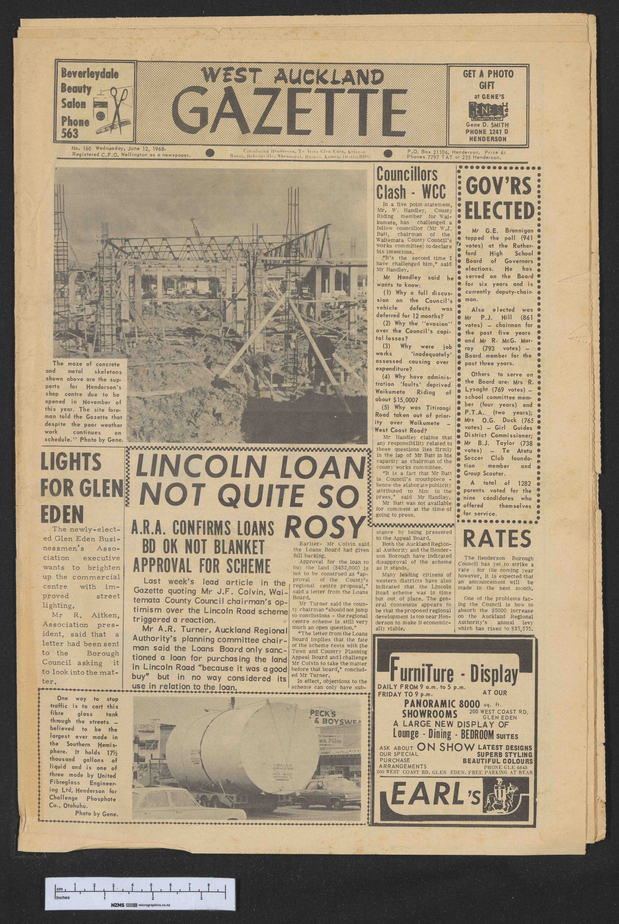 1968-06-12 West Auckland Gazette