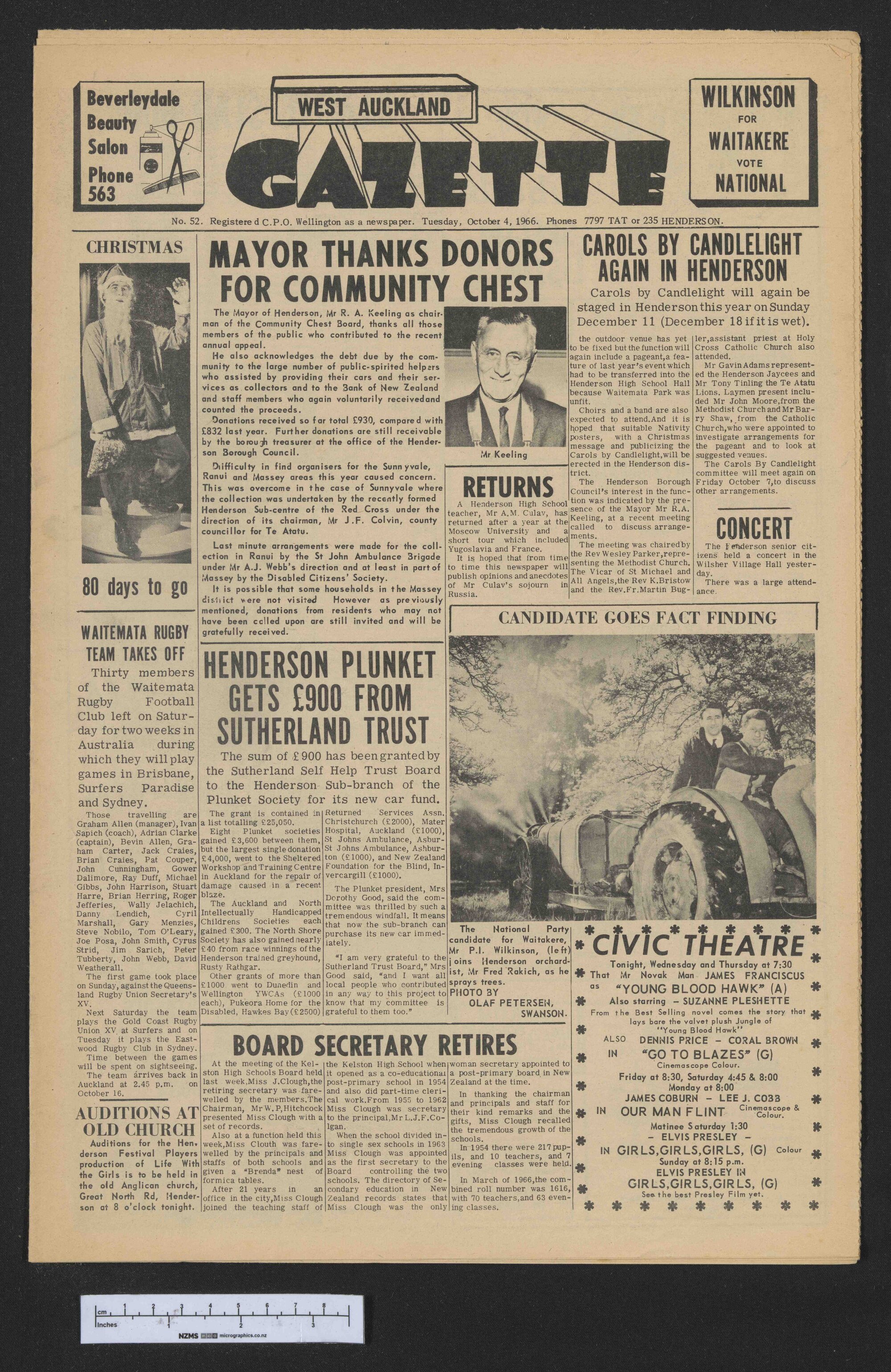 1966-10-04 West Auckland Gazette