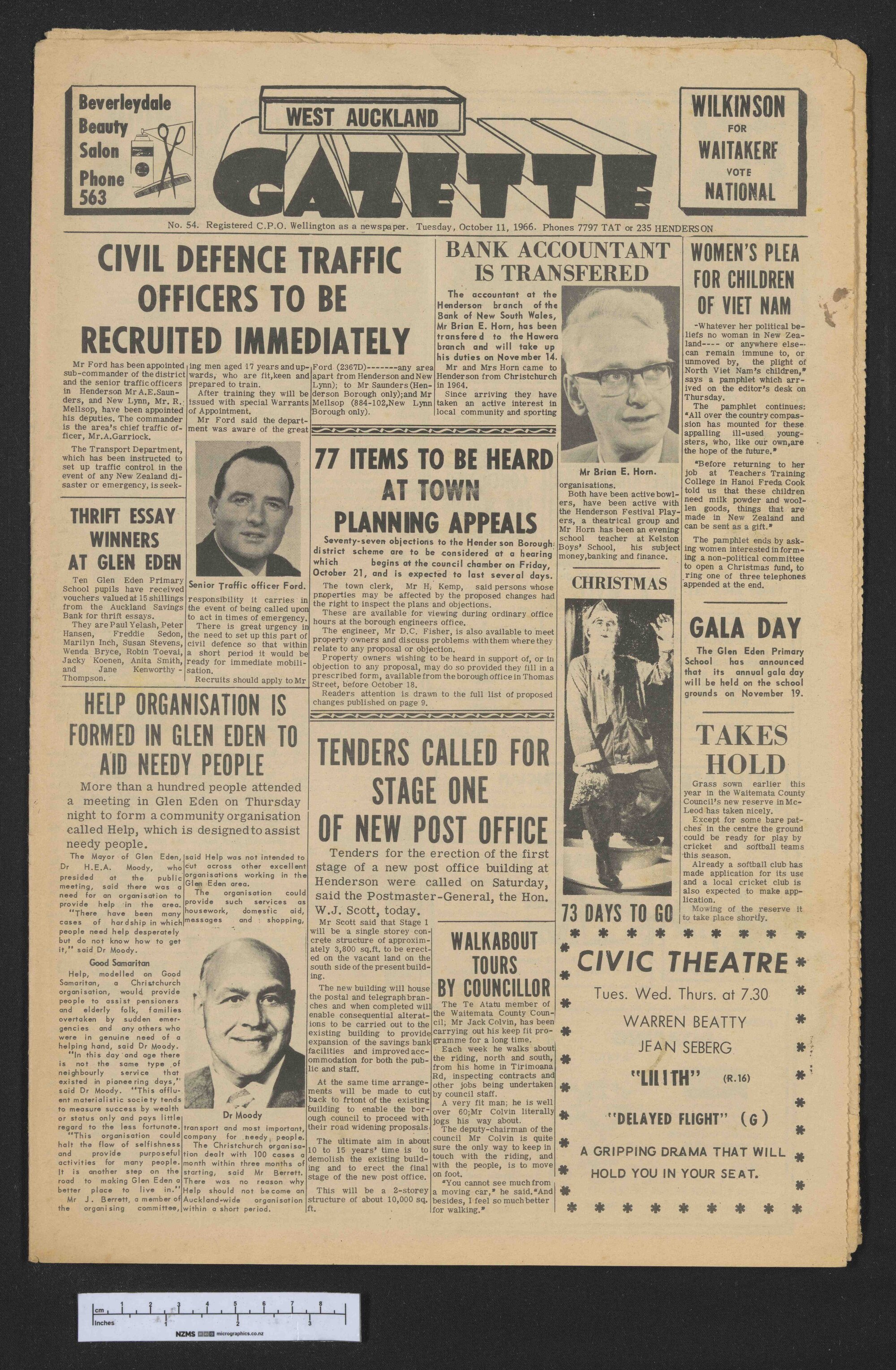 1966-10-11 West Auckland Gazette