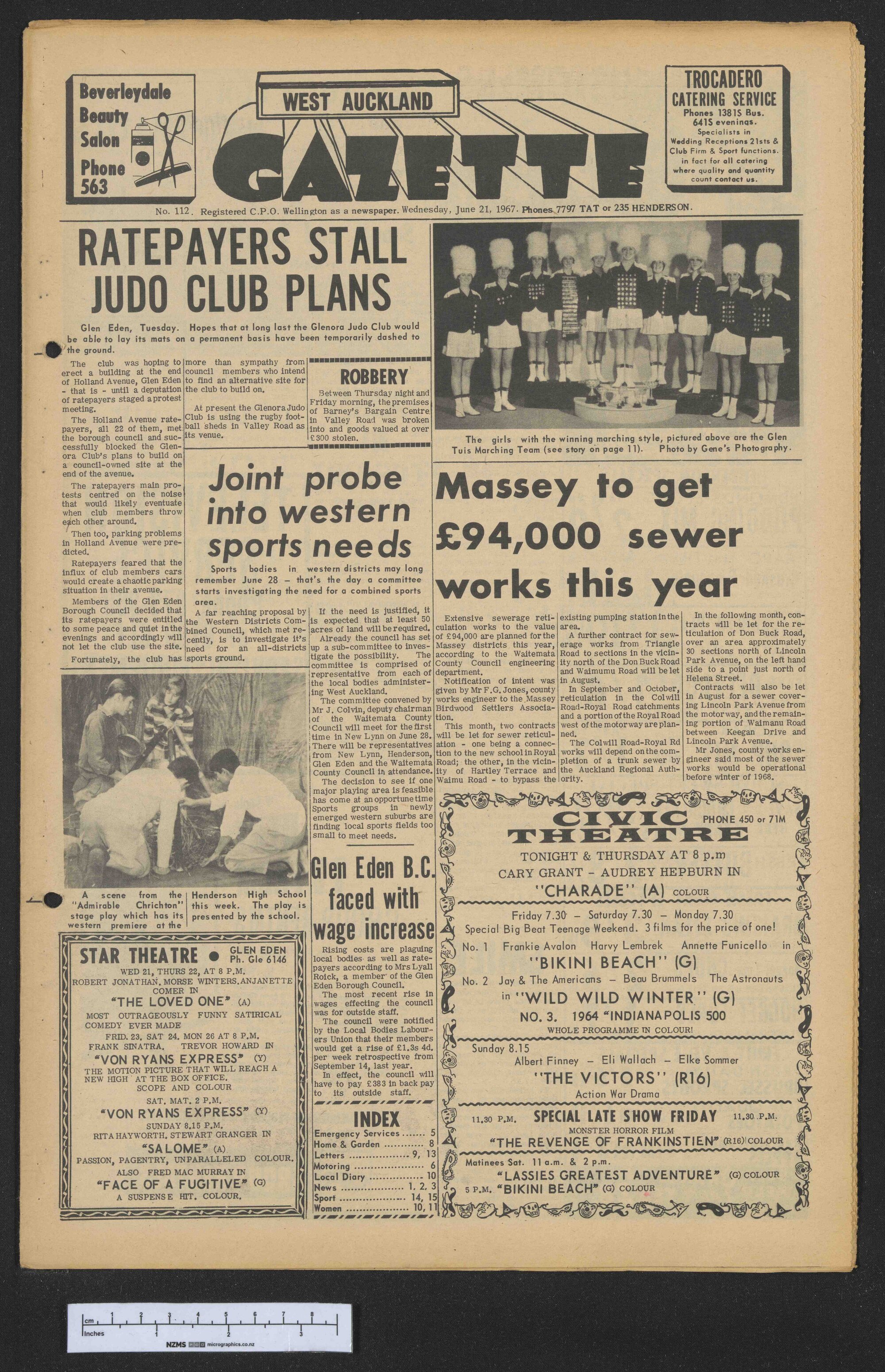 1967-06-21 West Auckland Gazette