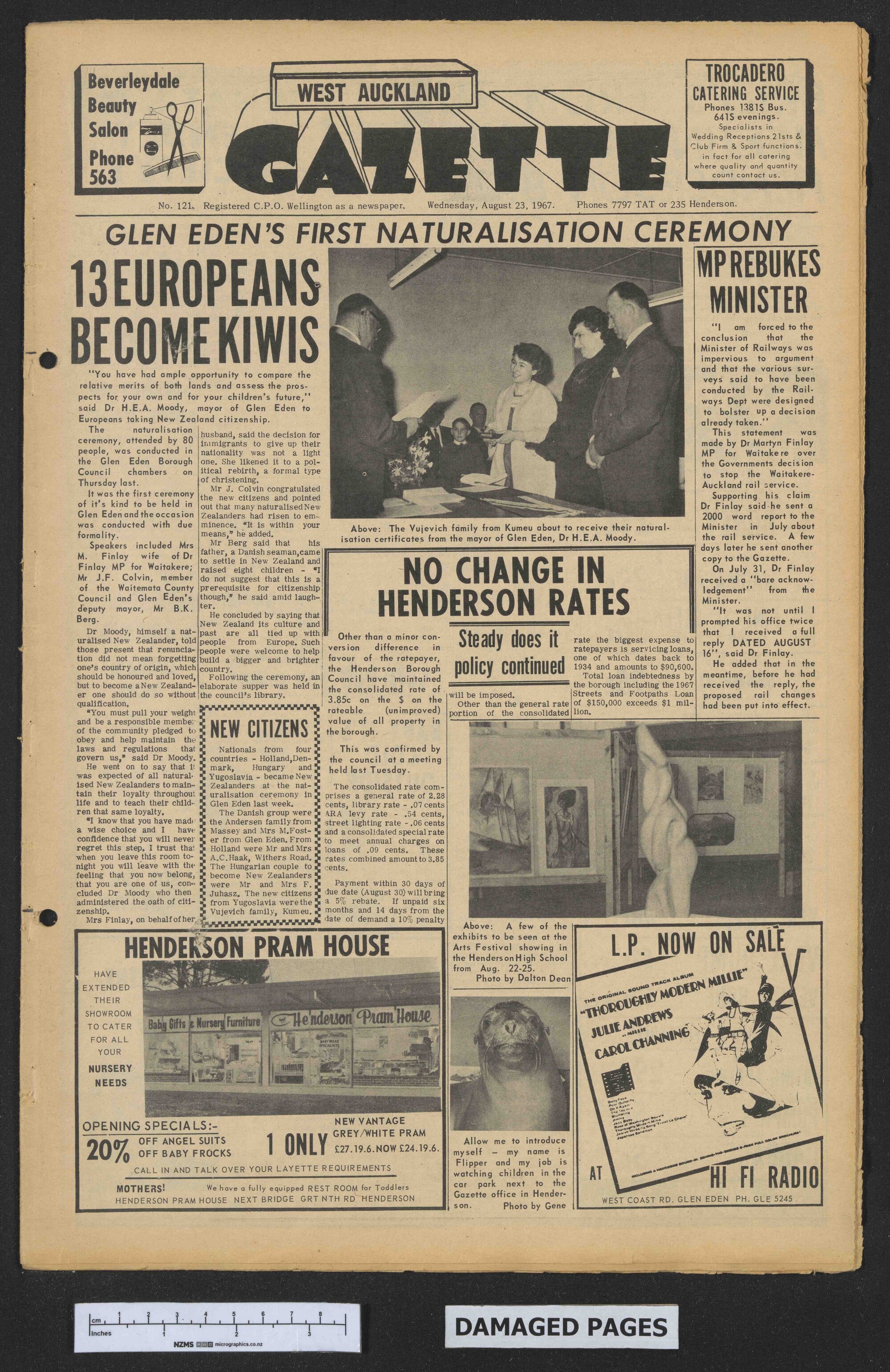 1967-08-23 West Auckland Gazette