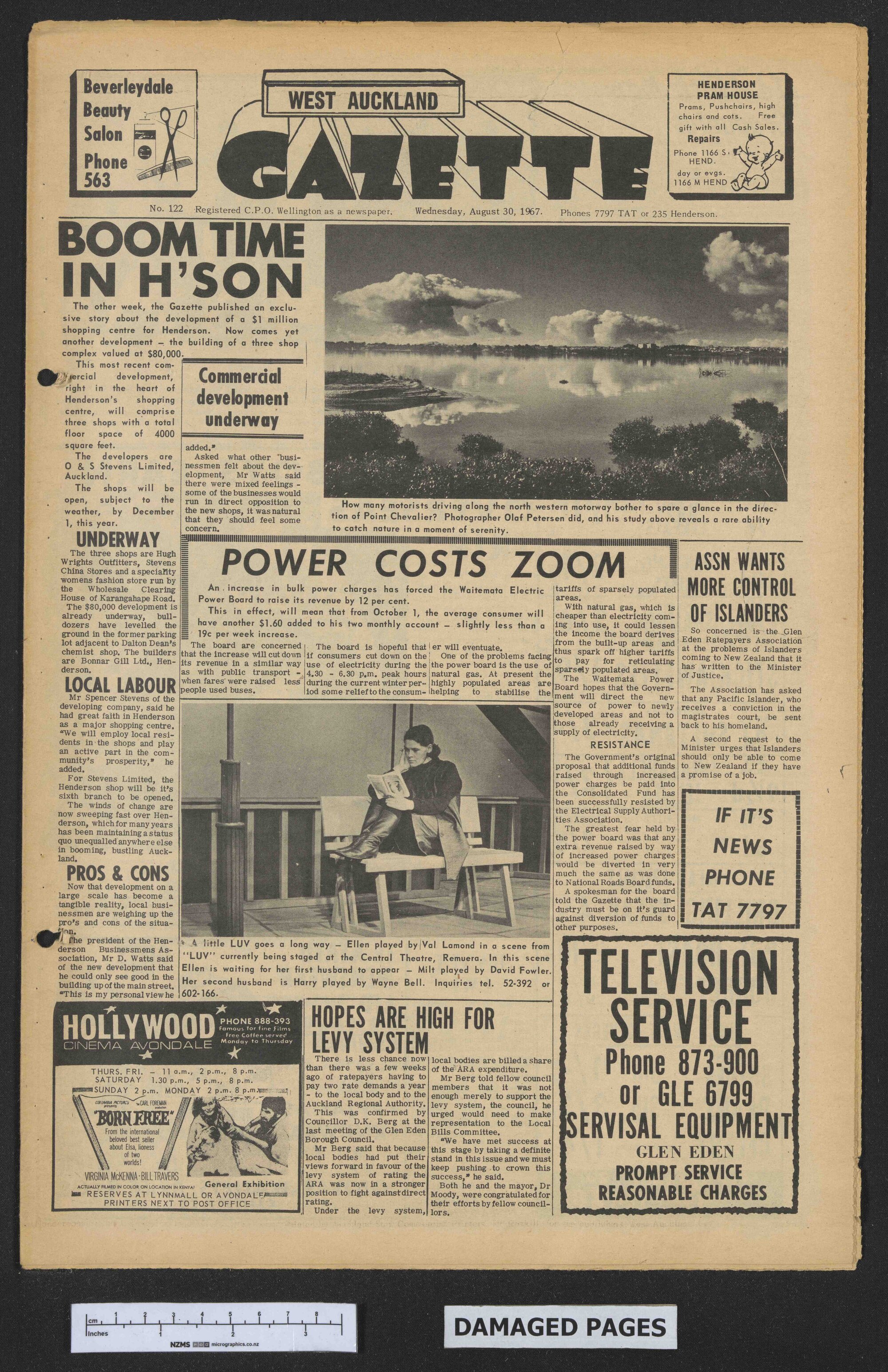 1967-08-30 West Auckland Gazette