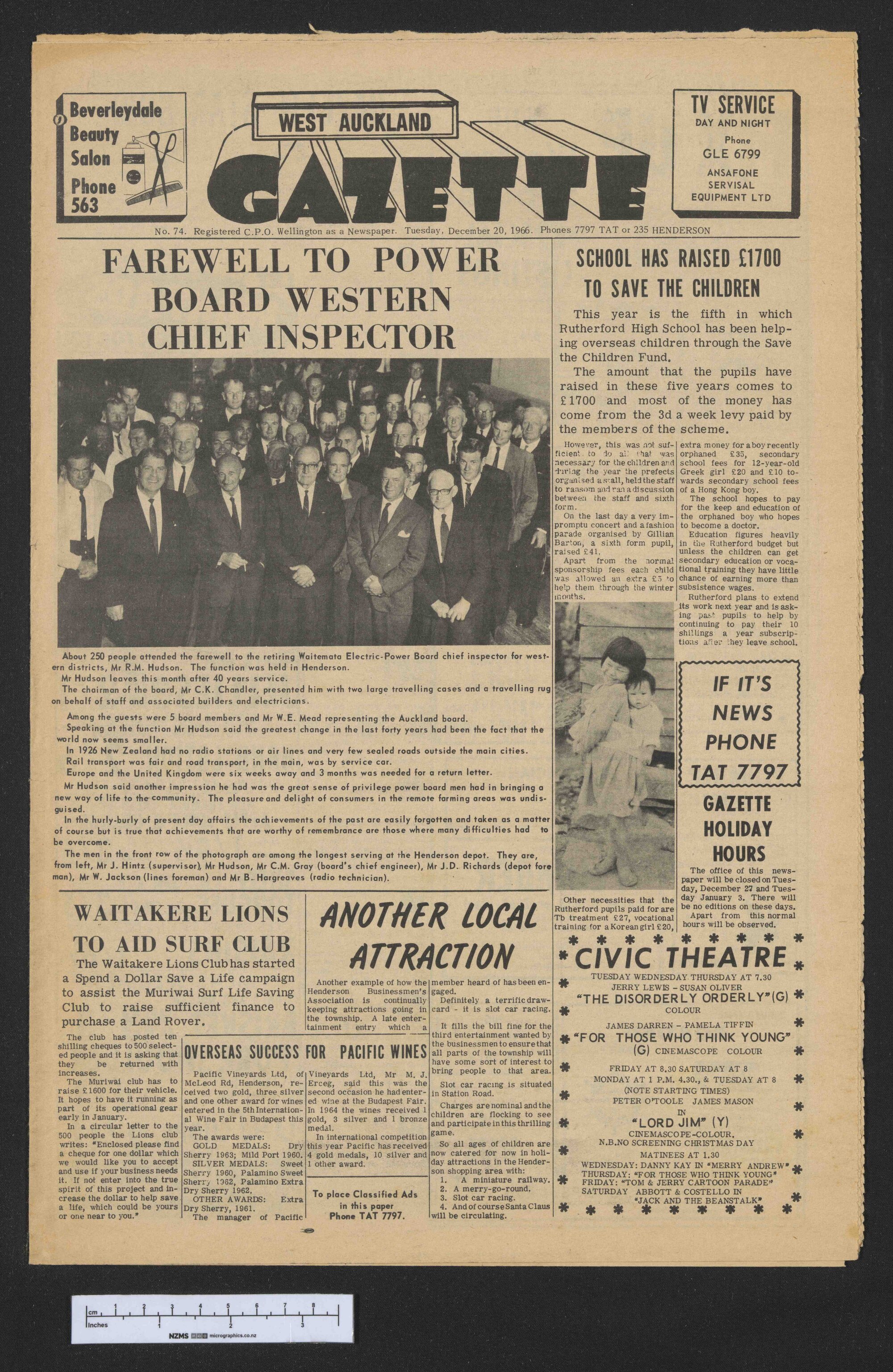 1966-12-20 West Auckland Gazette