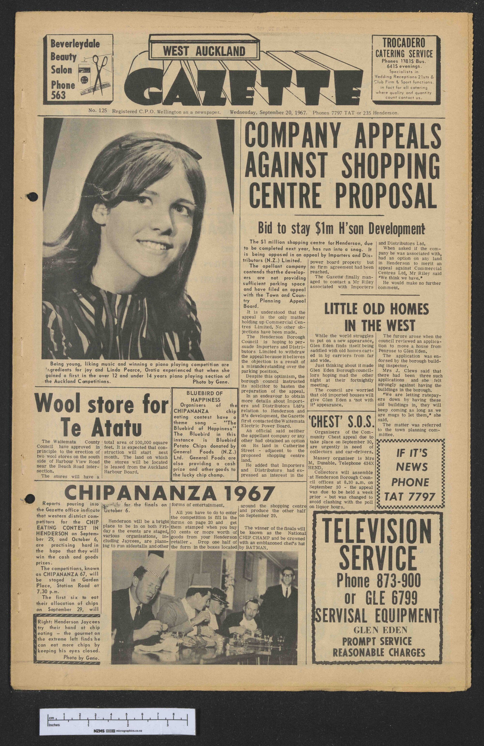 1967-09-20 West Auckland Gazette