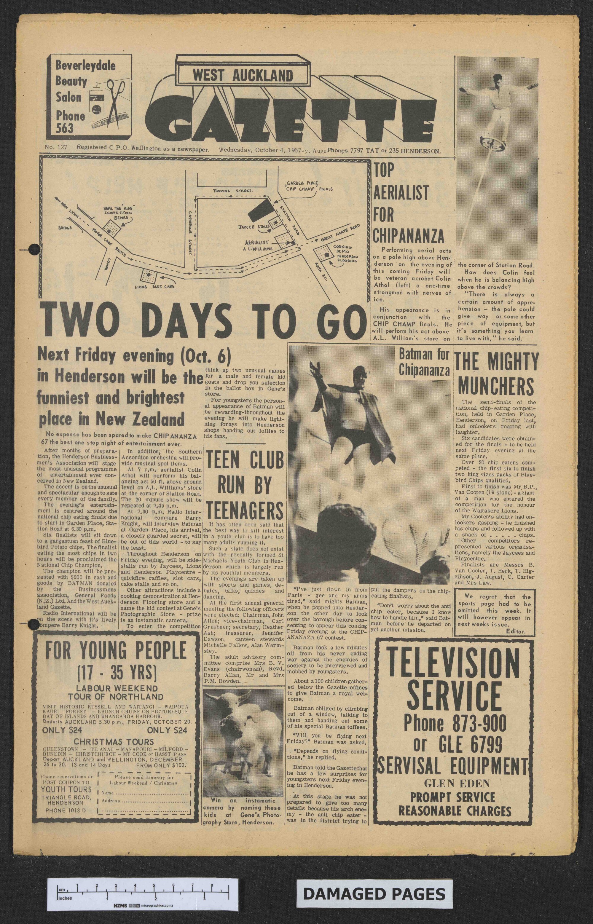 1967-10-04 West Auckland Gazette