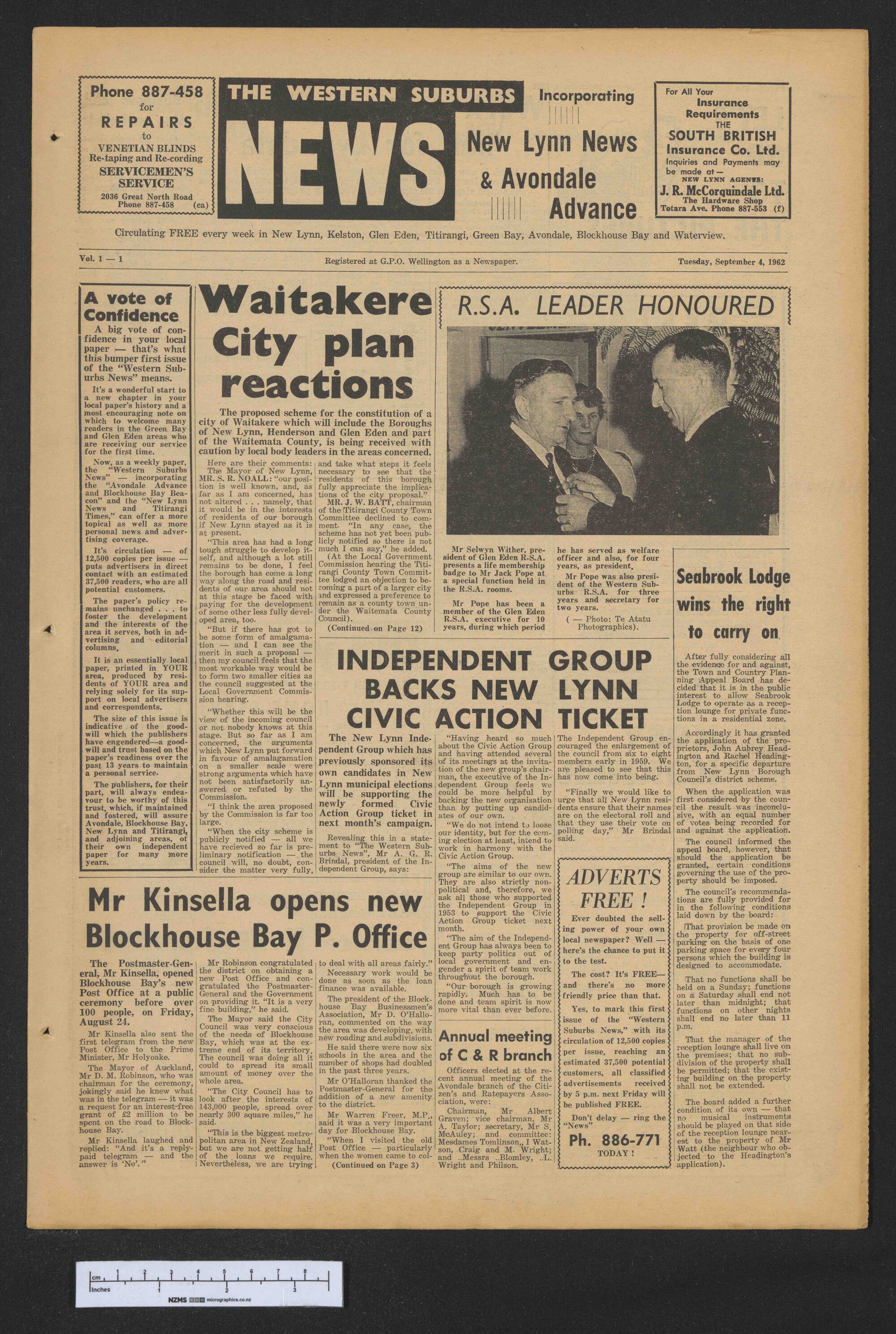 1962-09-04 The Western Suburbs News