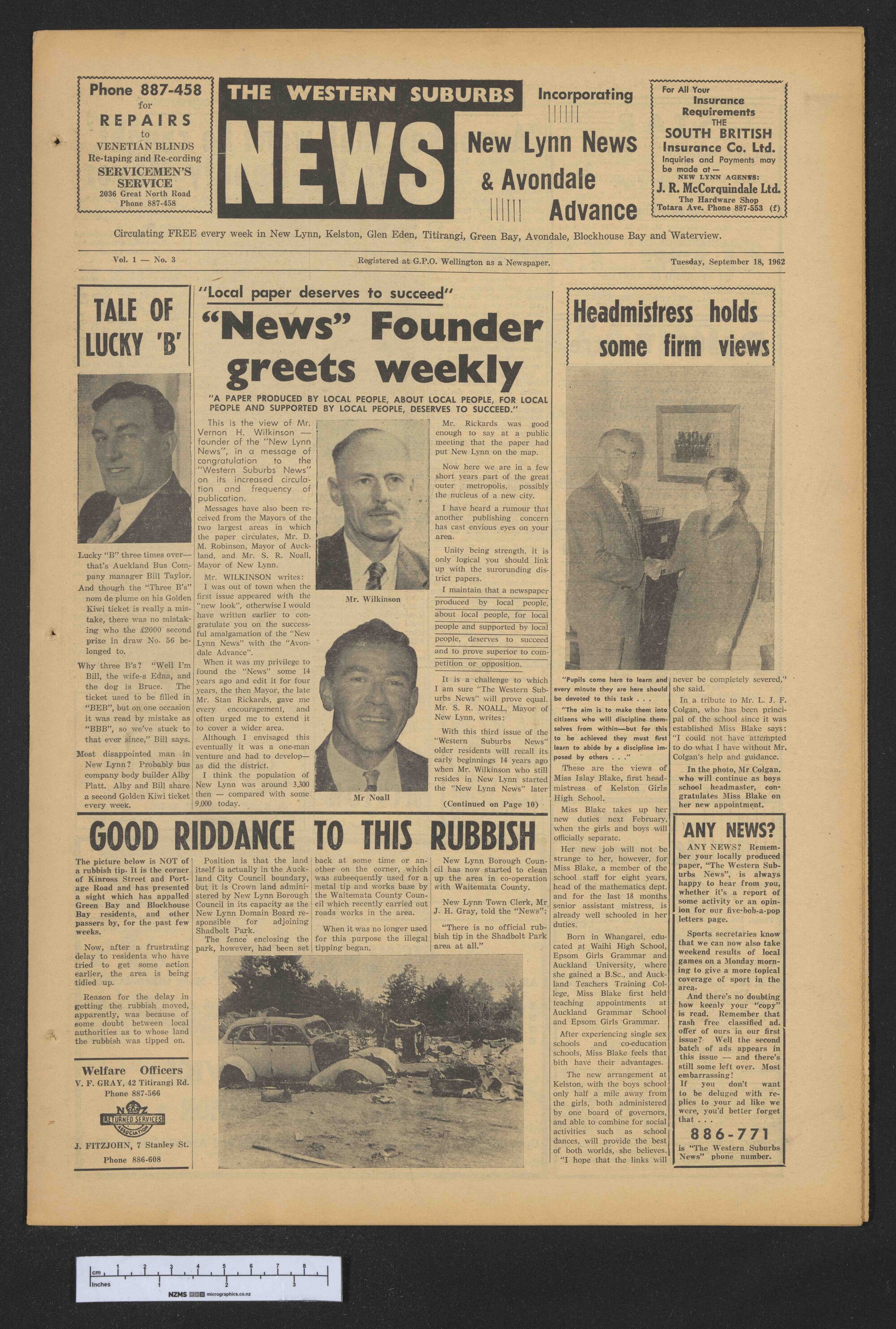 1962-09-18 The Western Suburbs News