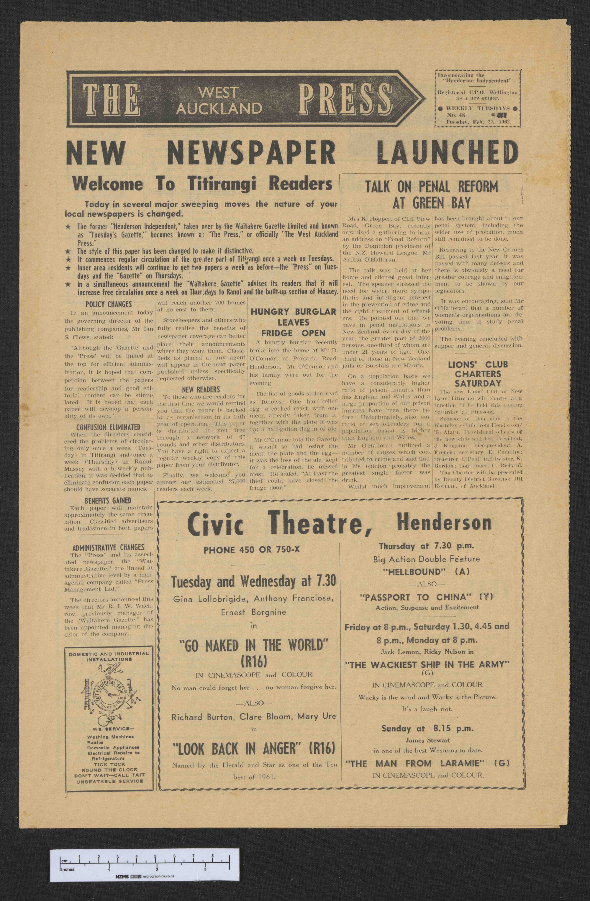 1962-02-27 West Auckland Press