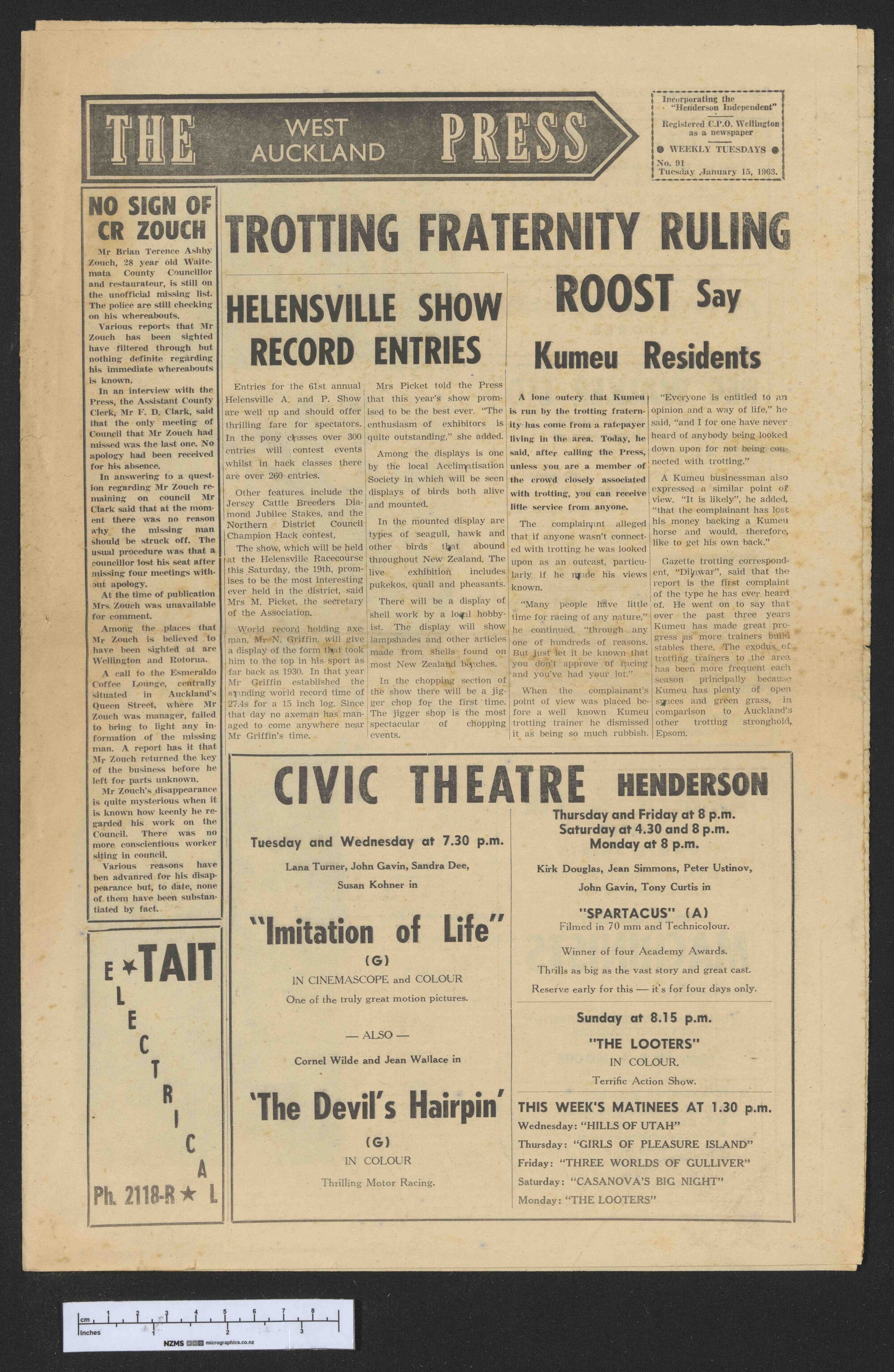 1963-01-15 West Auckland Press
