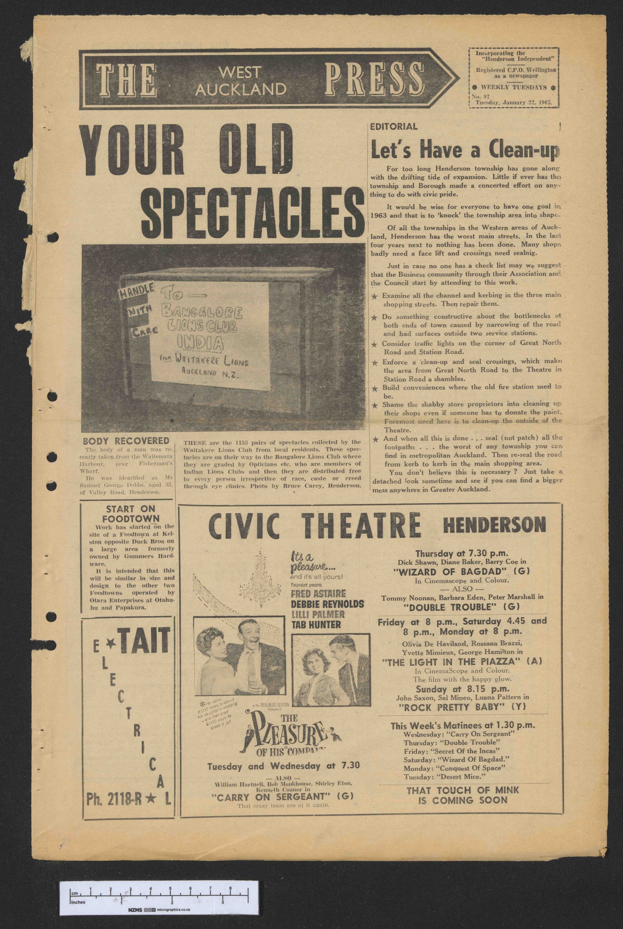 1963-01-22 West Auckland Press
