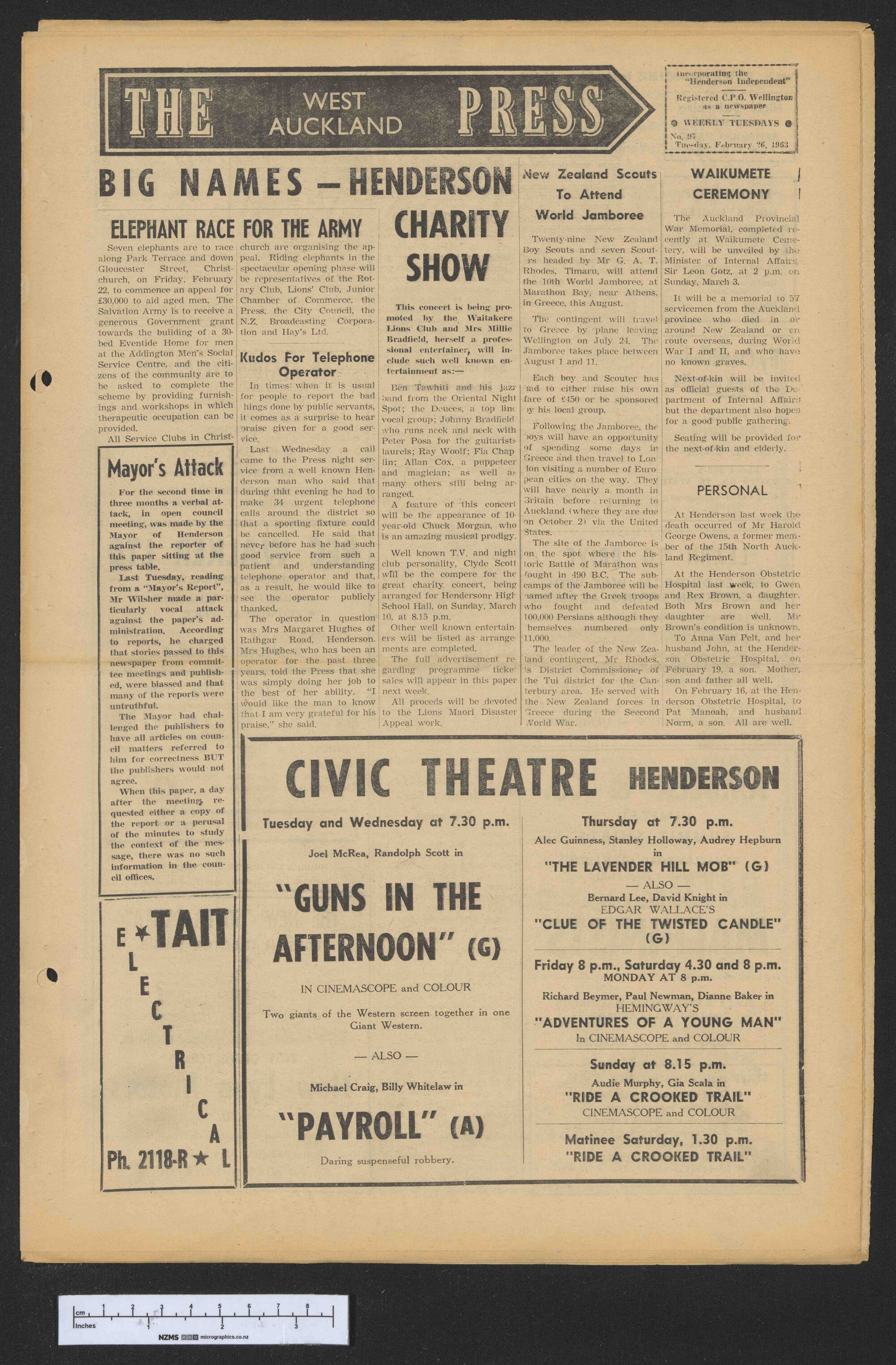 1963-02-26 West Auckland Press
