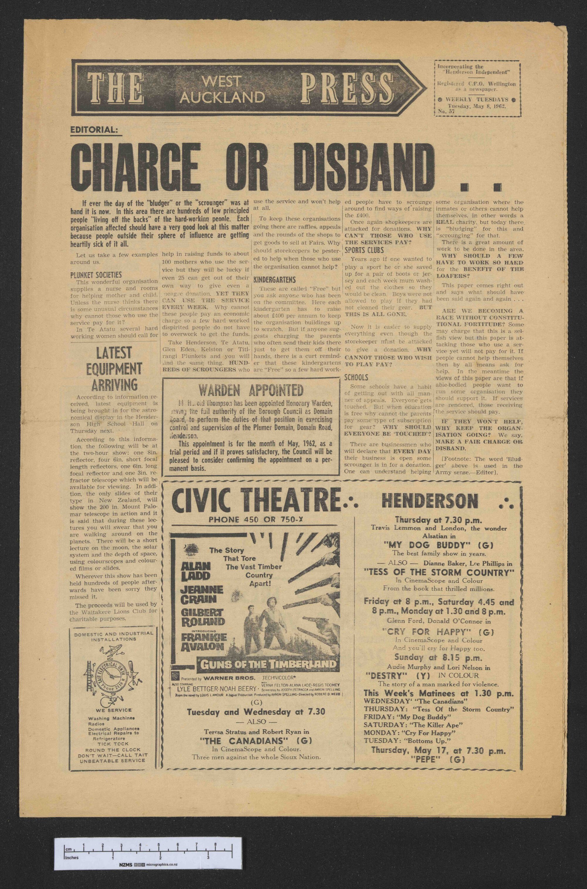 1962-05-08 West Auckland Press
