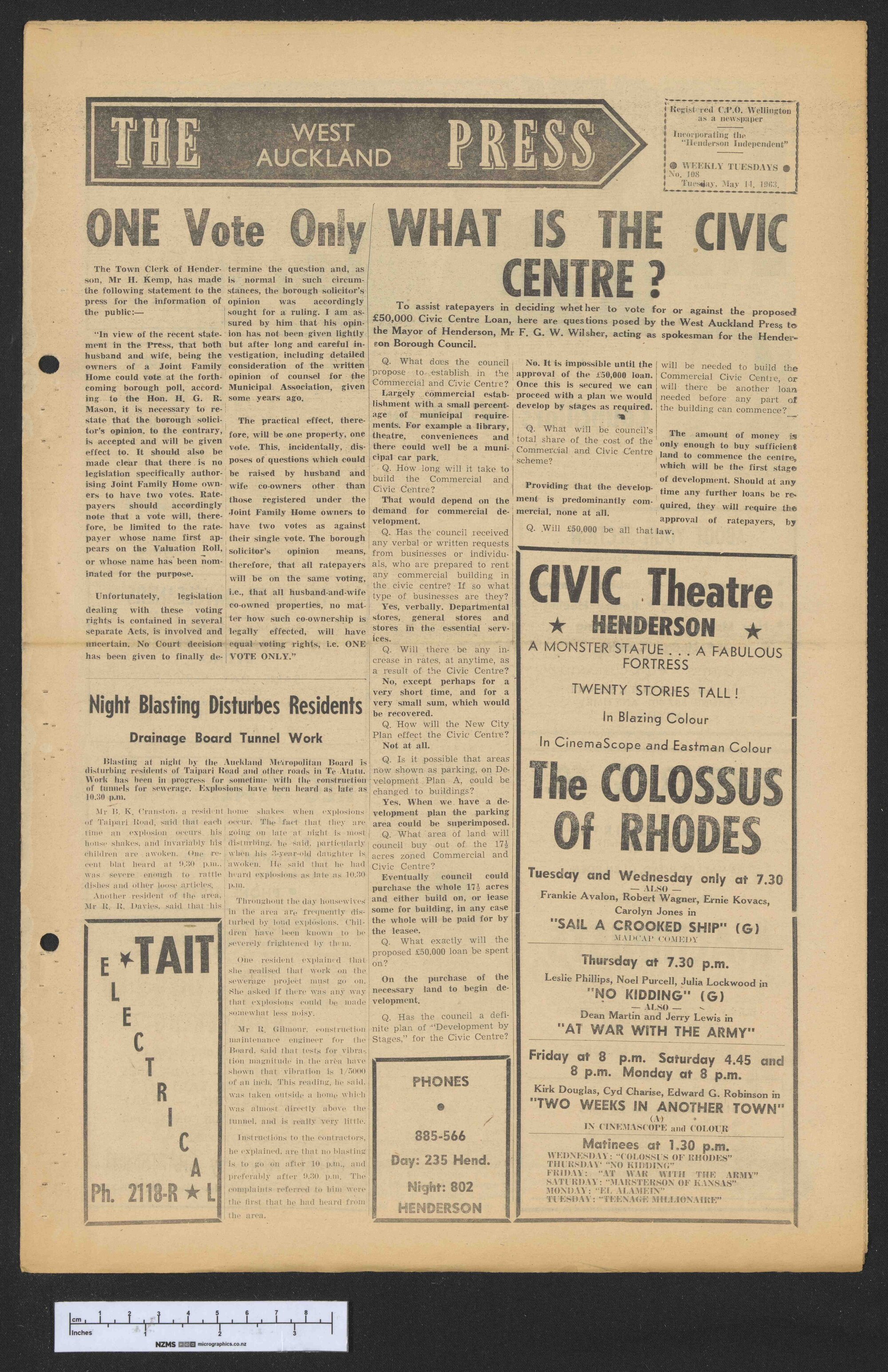 1963-05-14 West Auckland Press