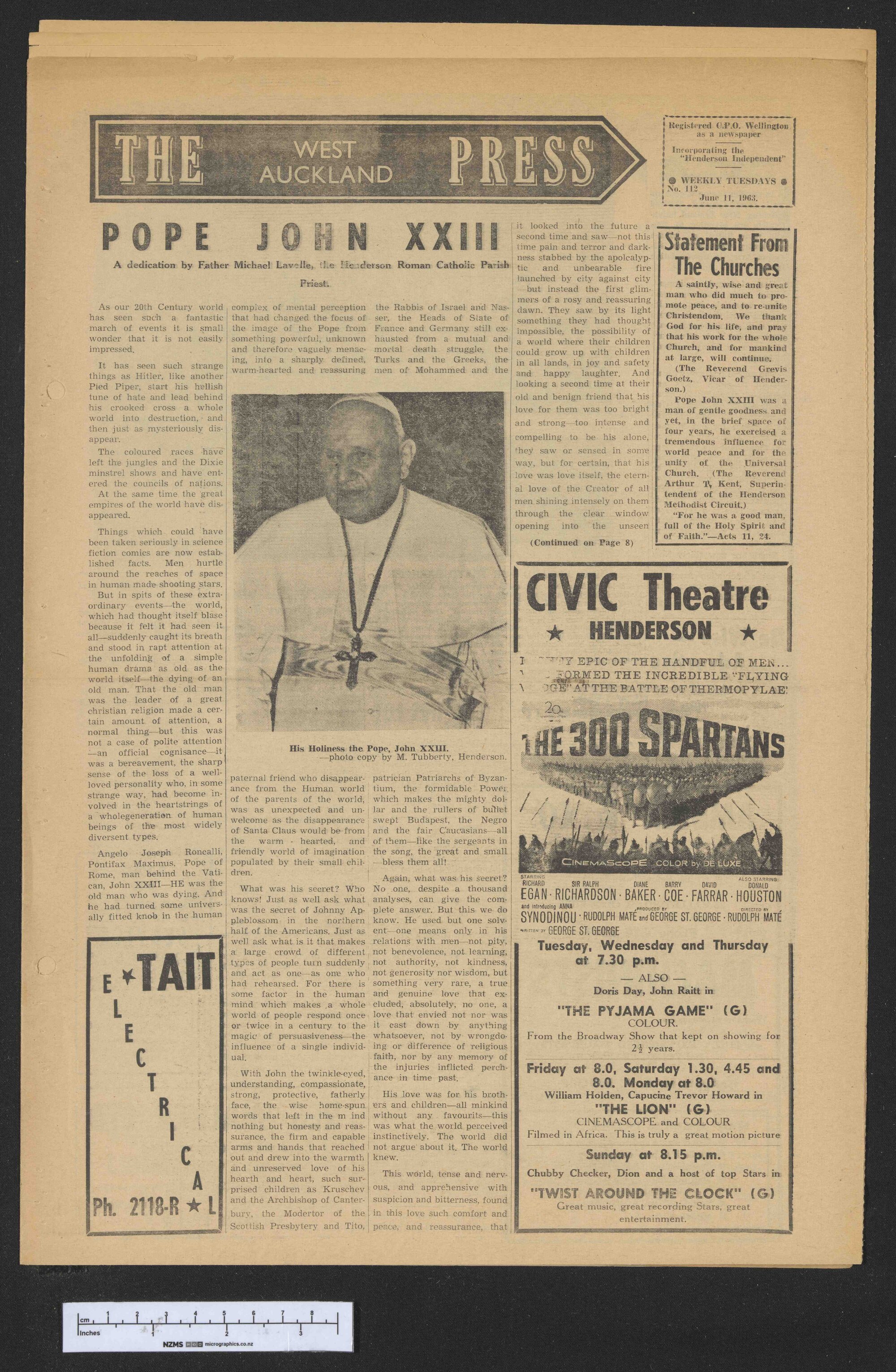 1963-06-11 West Auckland Press