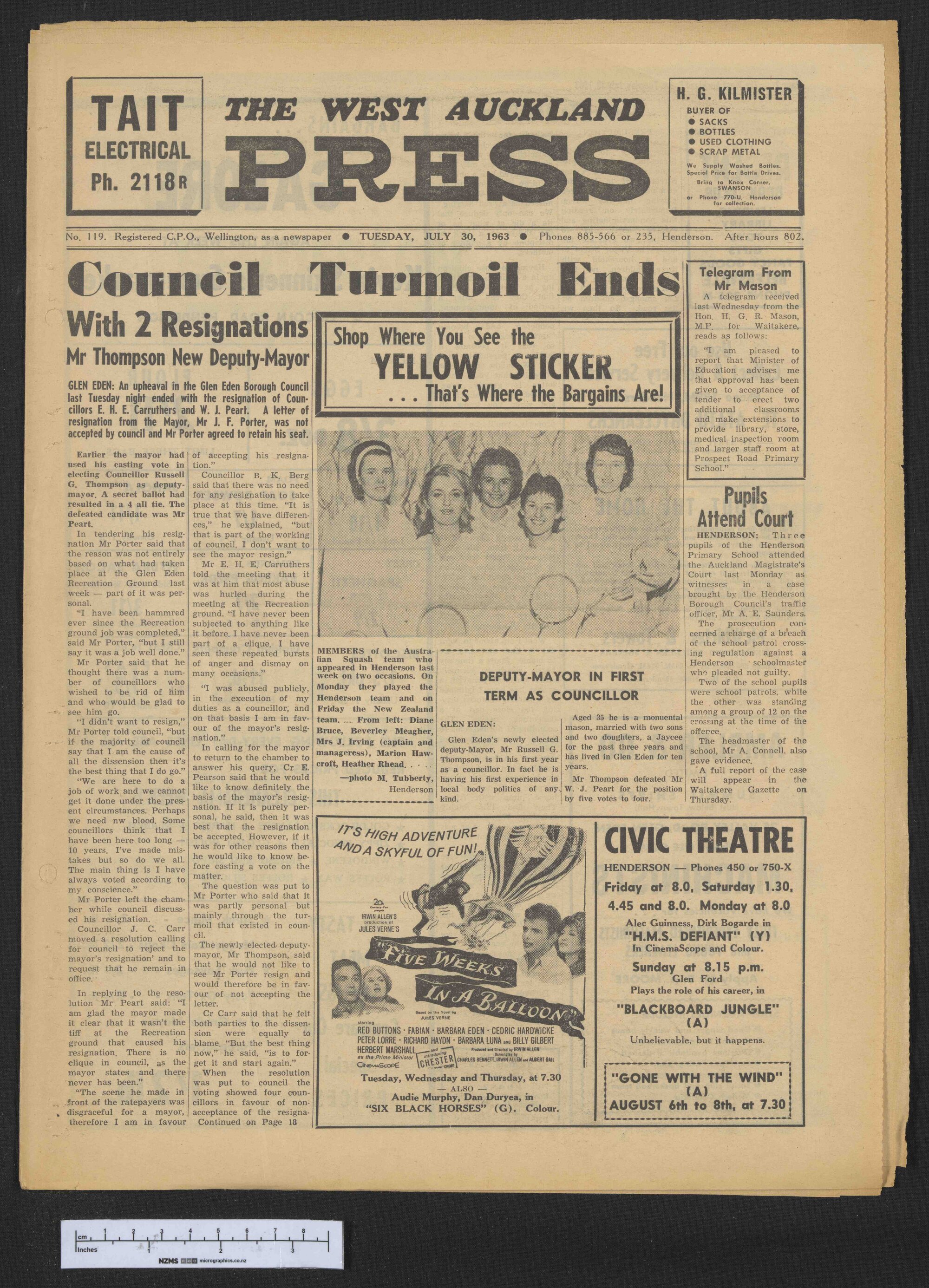 1963-07-30 West Auckland Press