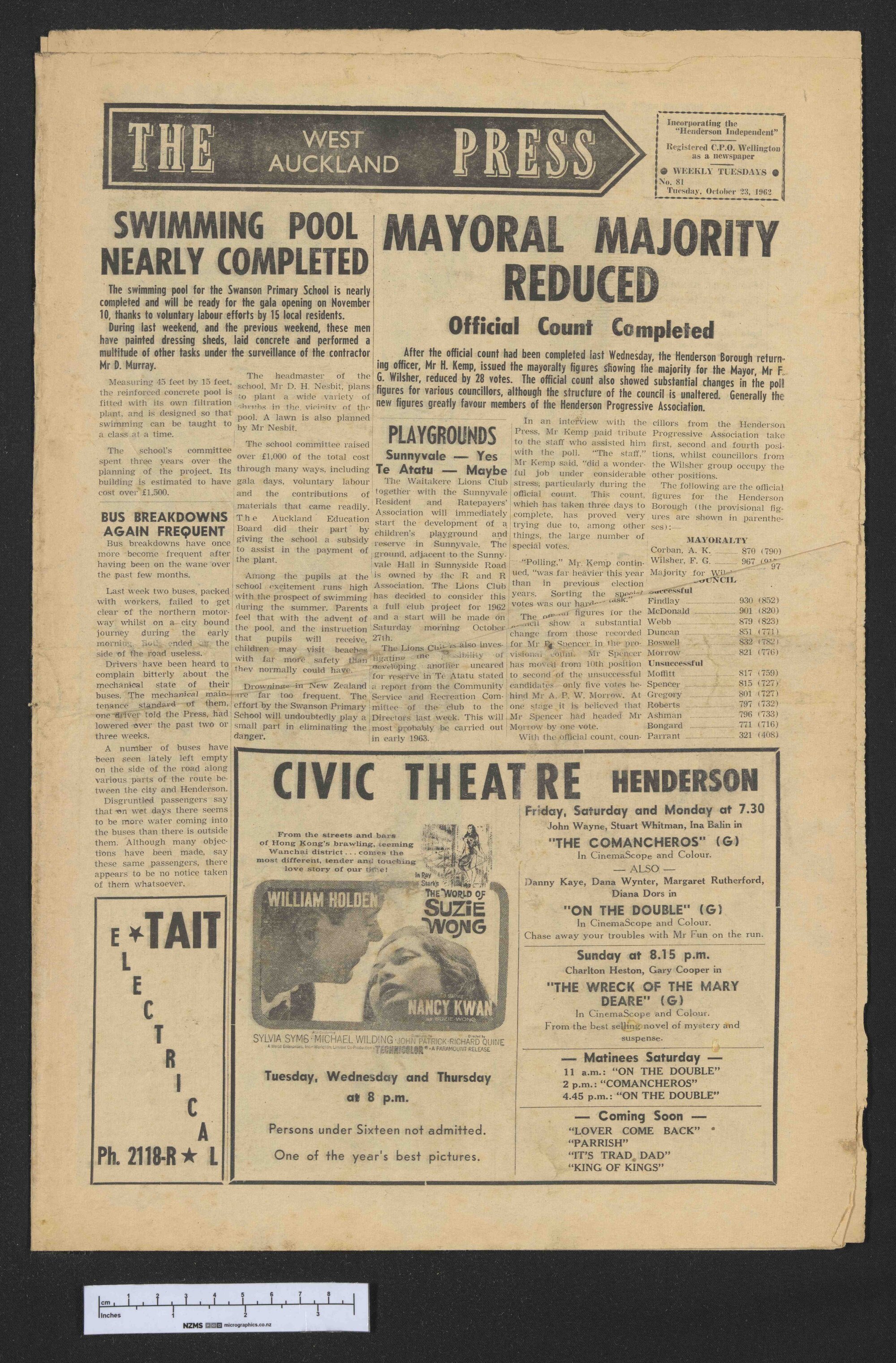 1962-10-23 West Auckland Press