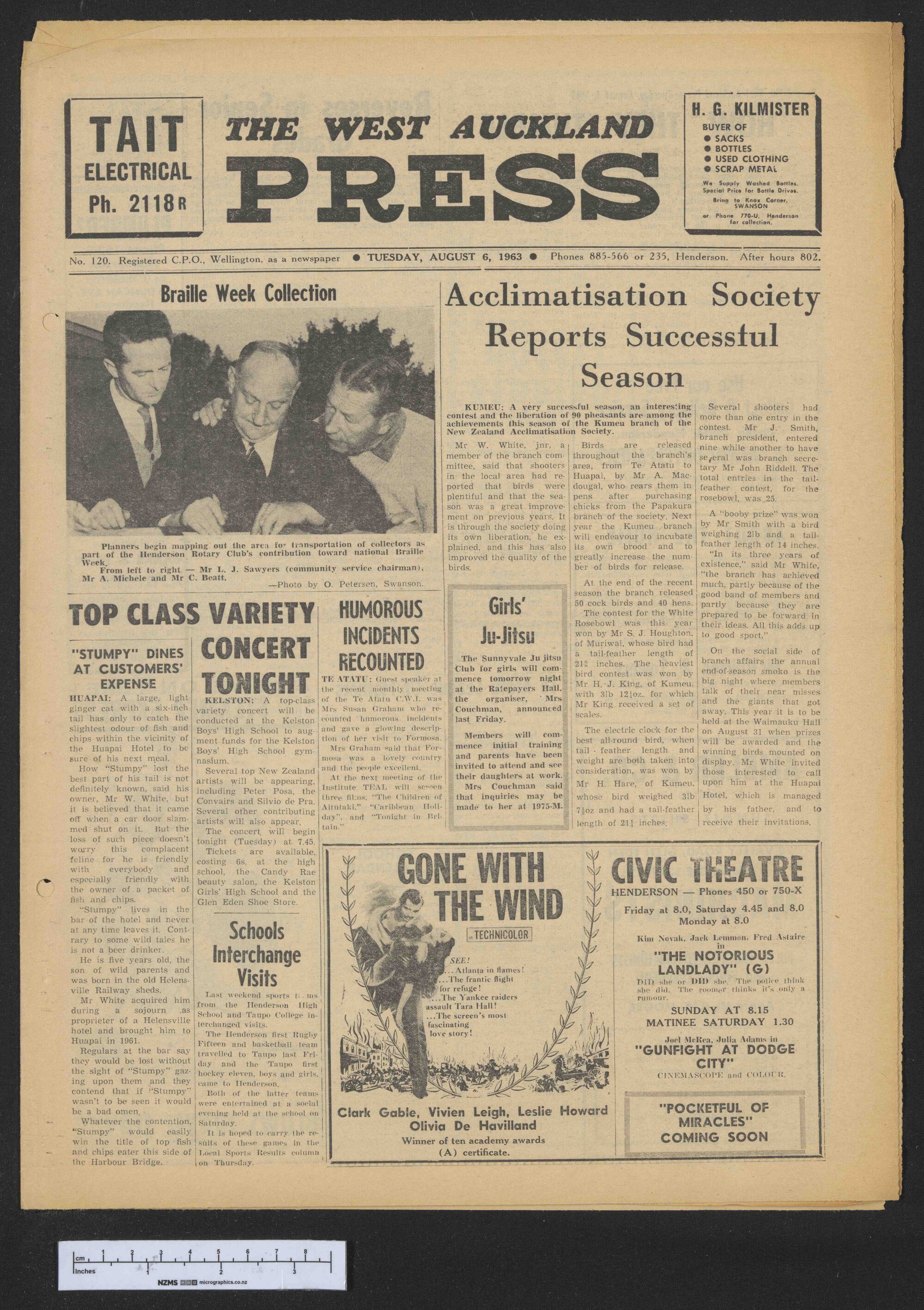 1963-08-06 West Auckland Press