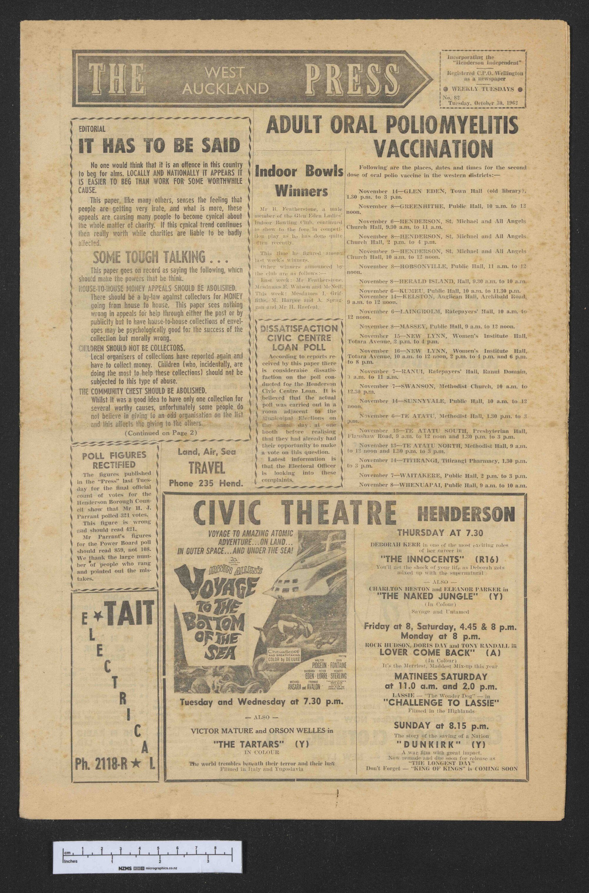 1962-10-30 West Auckland Press