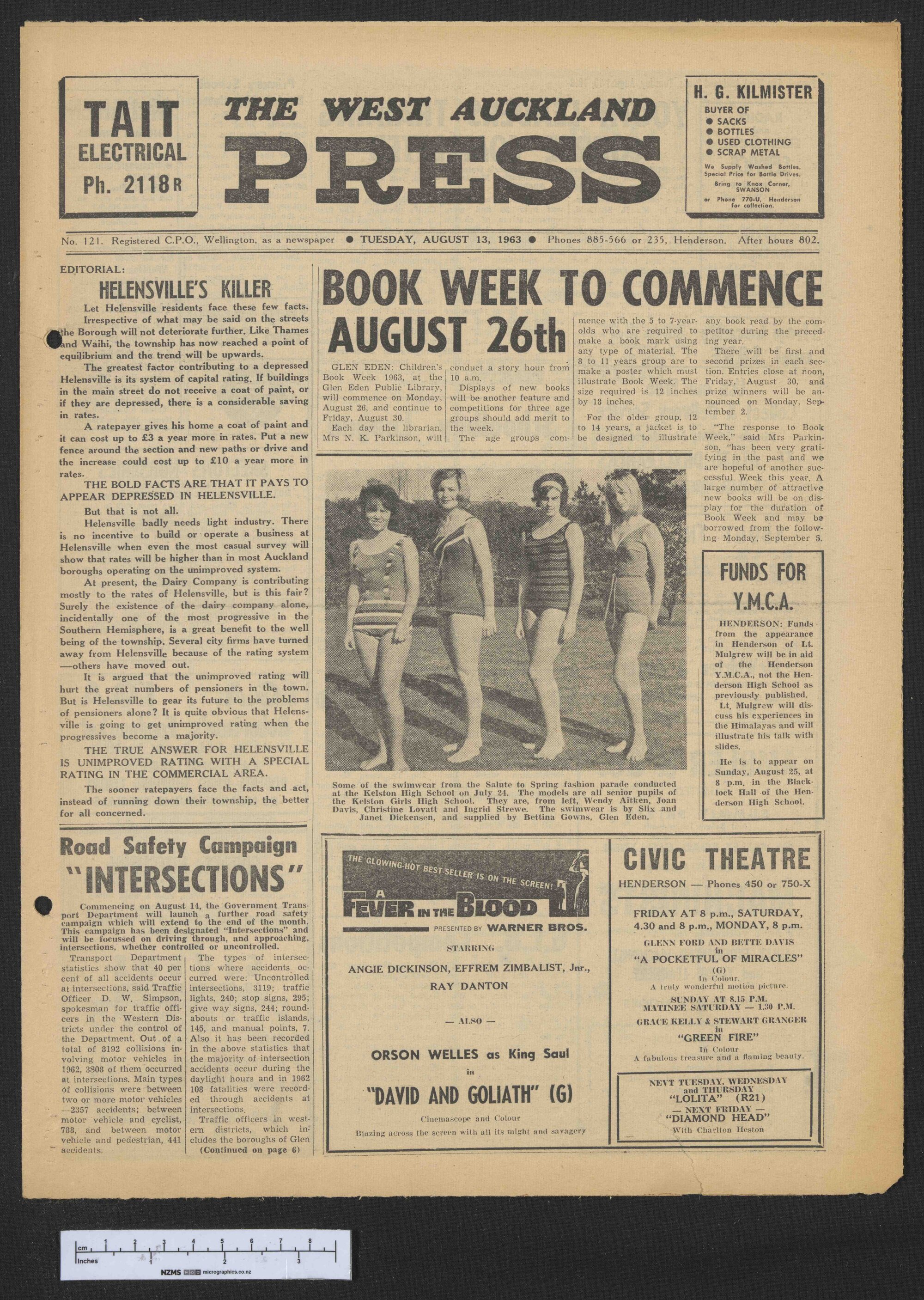 1963-08-13 West Auckland Press
