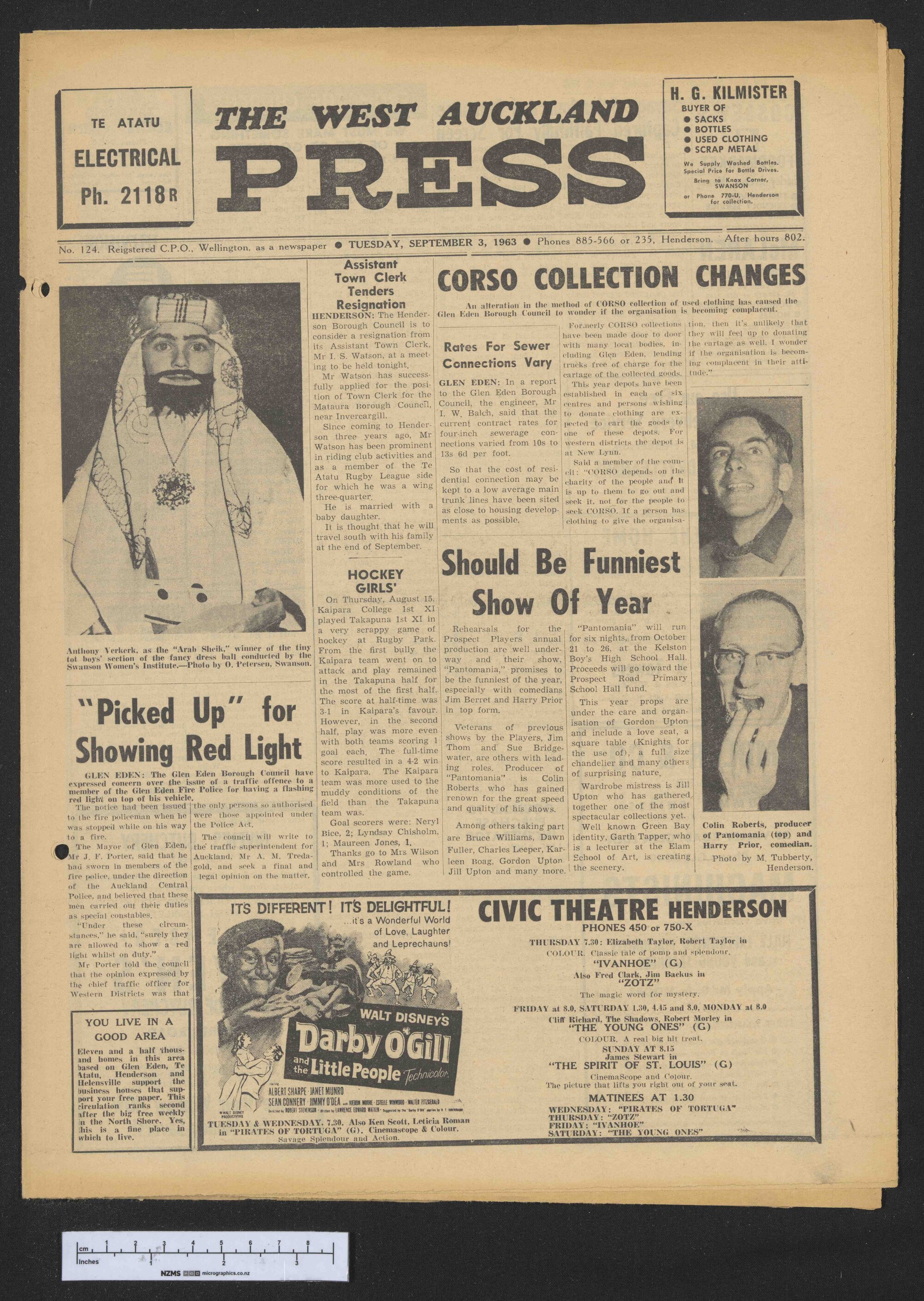 1963-09-03 West Auckland Press