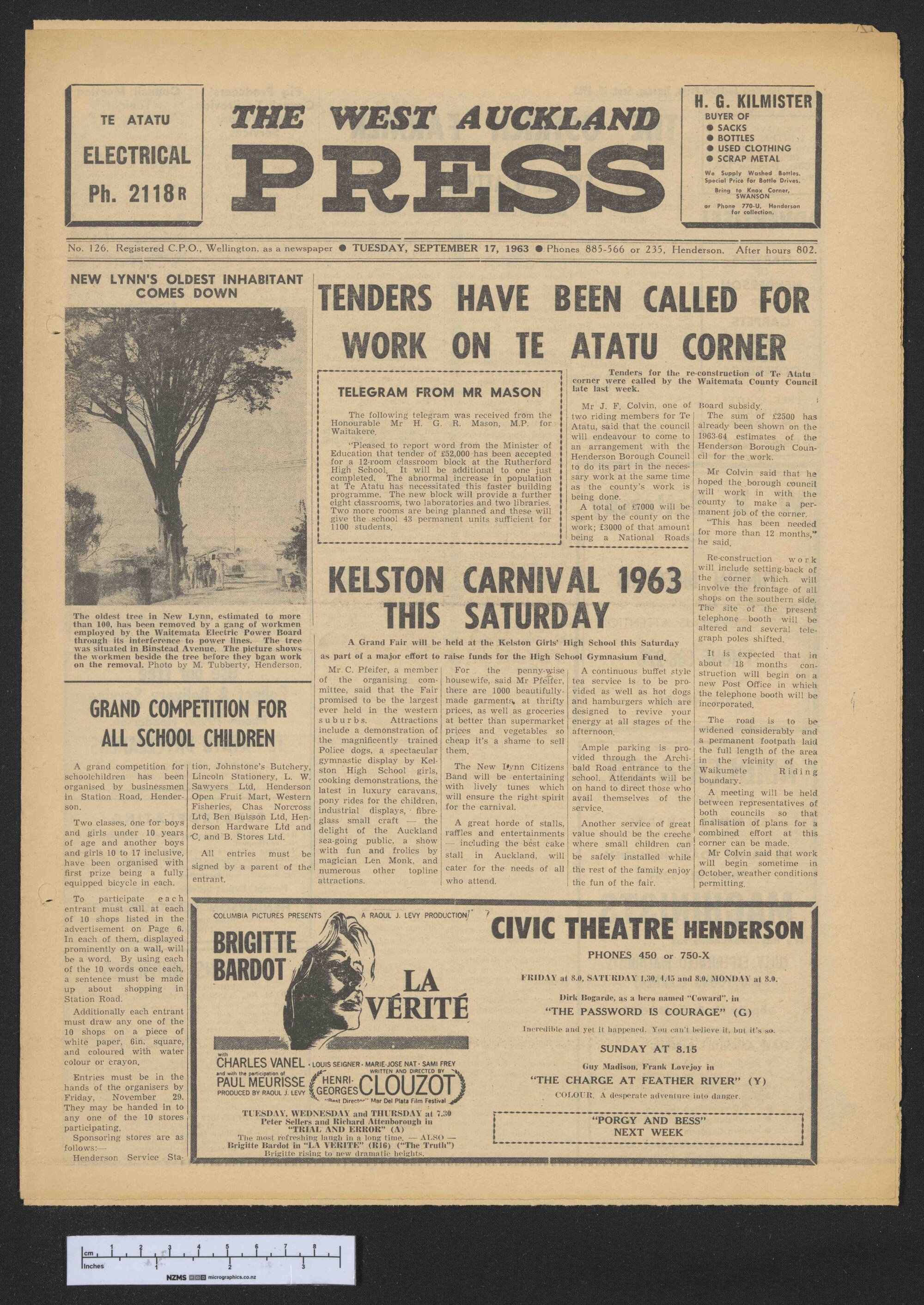 1963-09-17 West Auckland Press