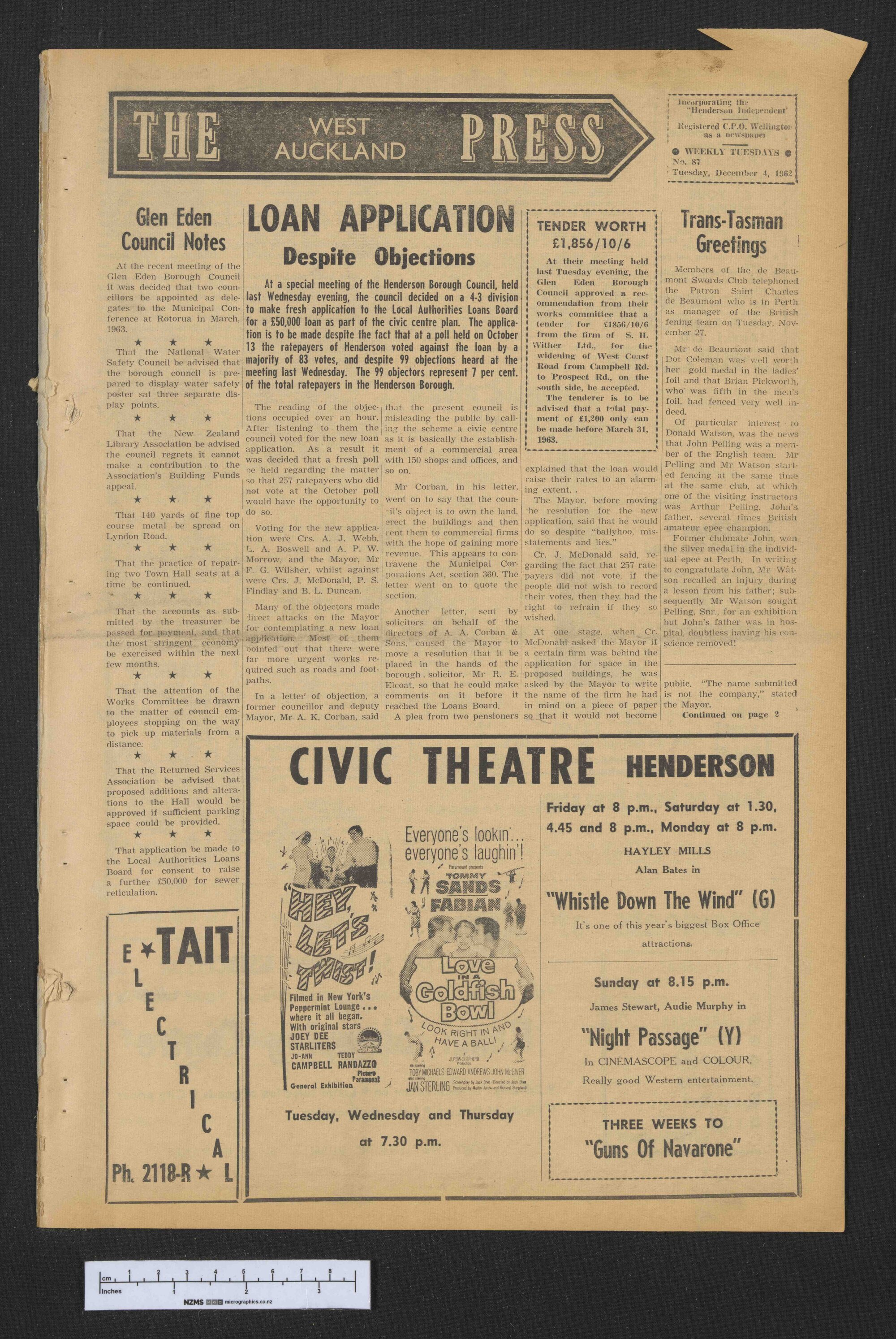 1962-12-04 West Auckland Press
