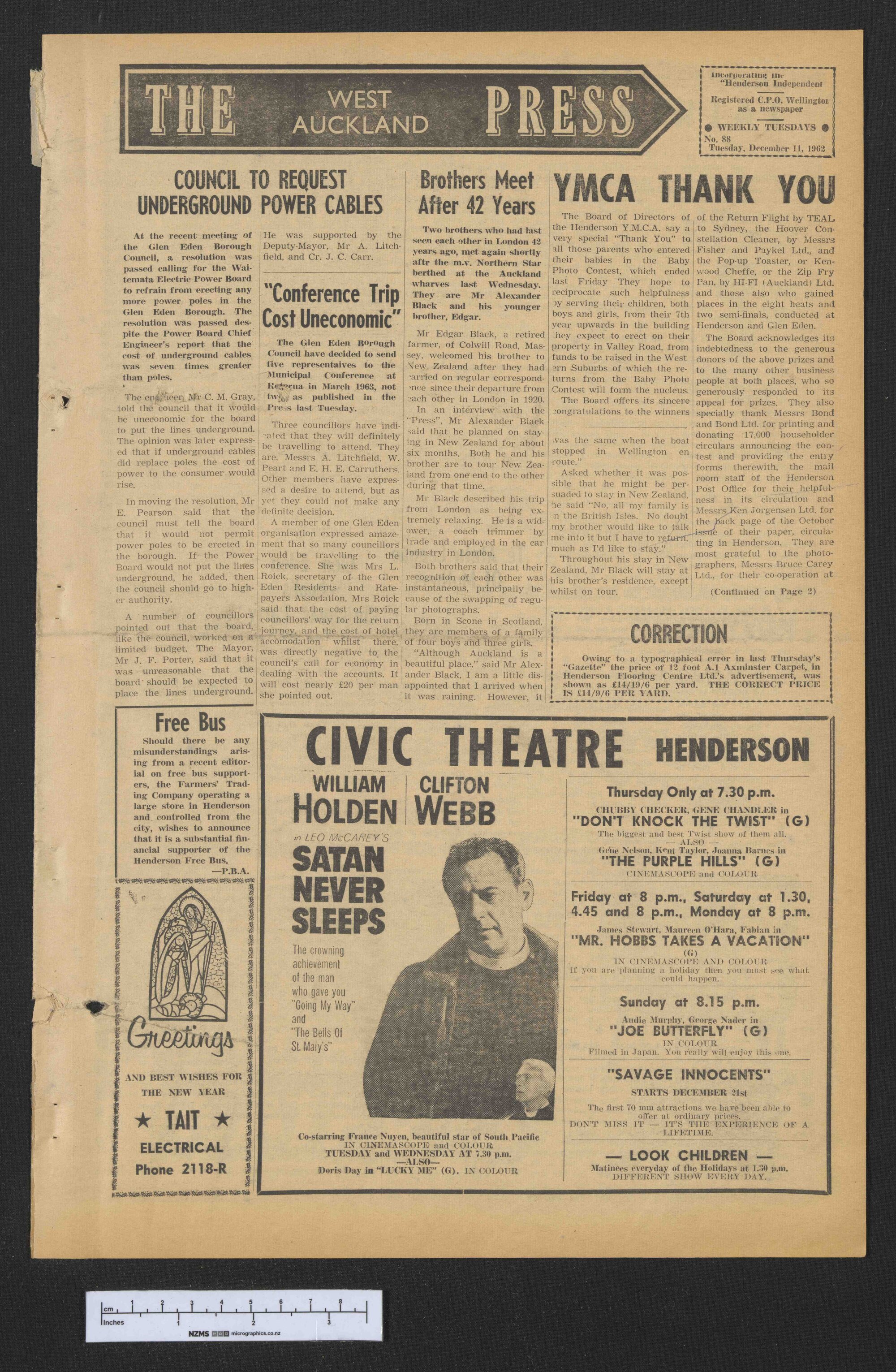 1962-12-11 West Auckland Press