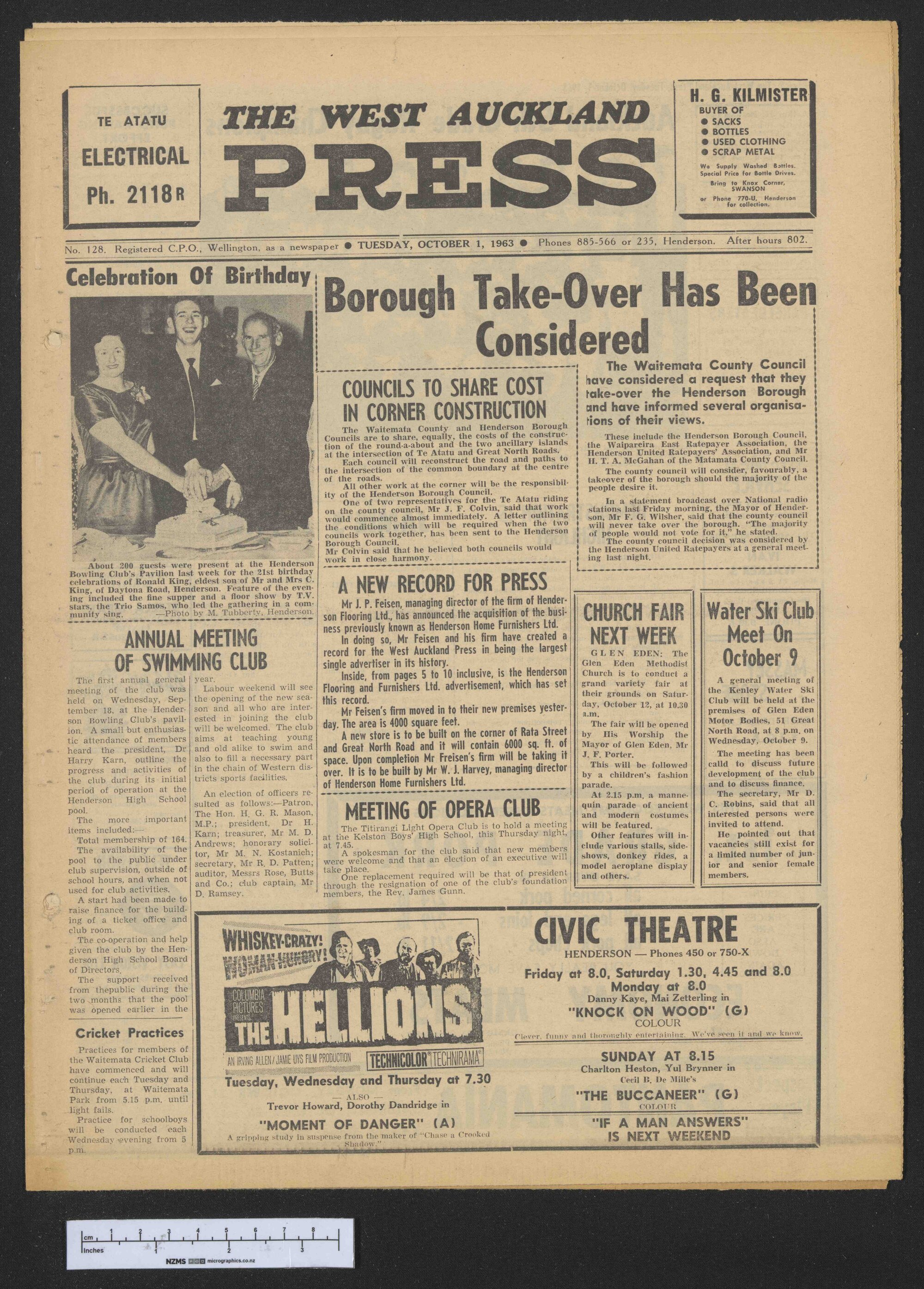 1963-10-01 West Auckland Press