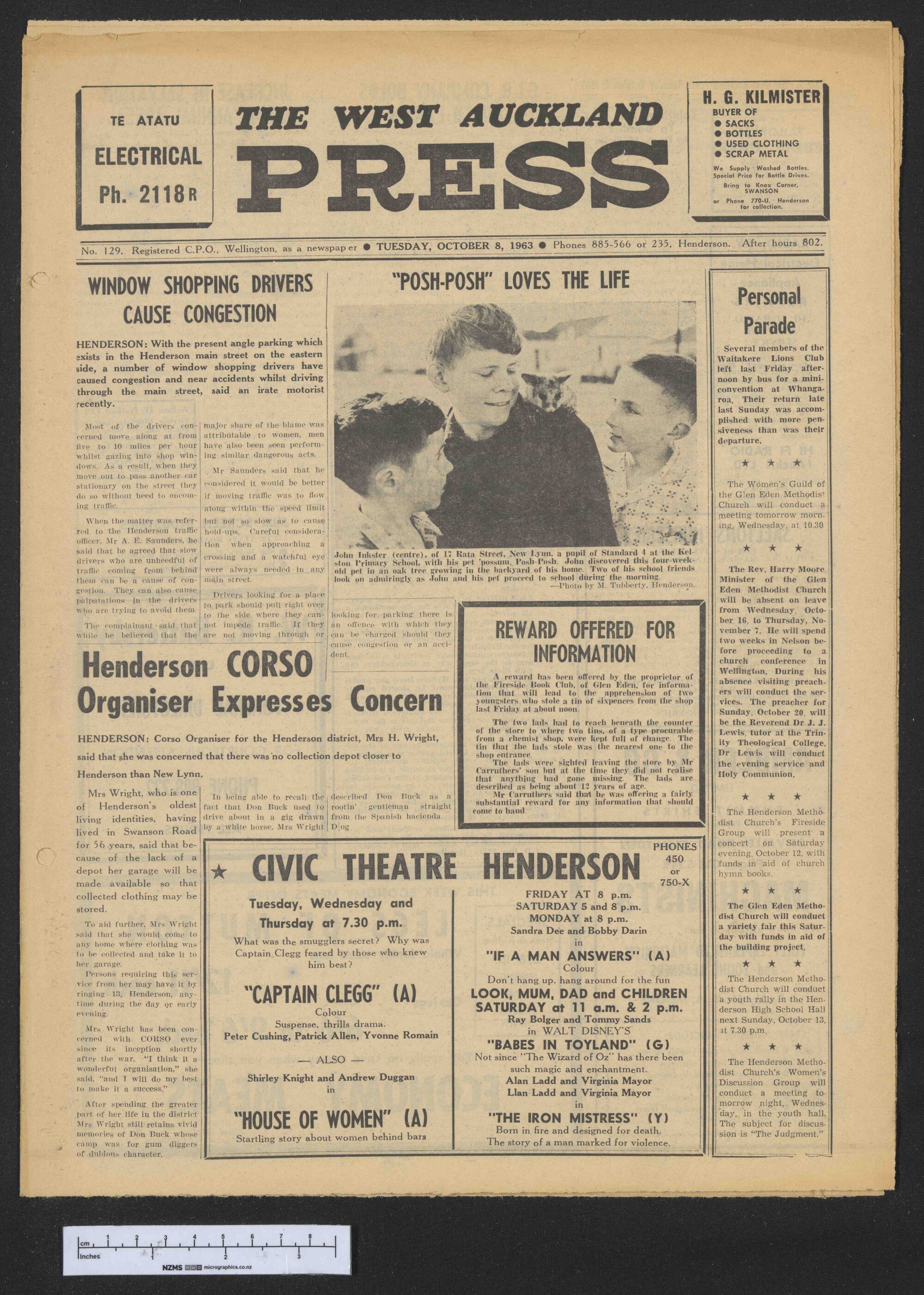 1963-10-08 West Auckland Press