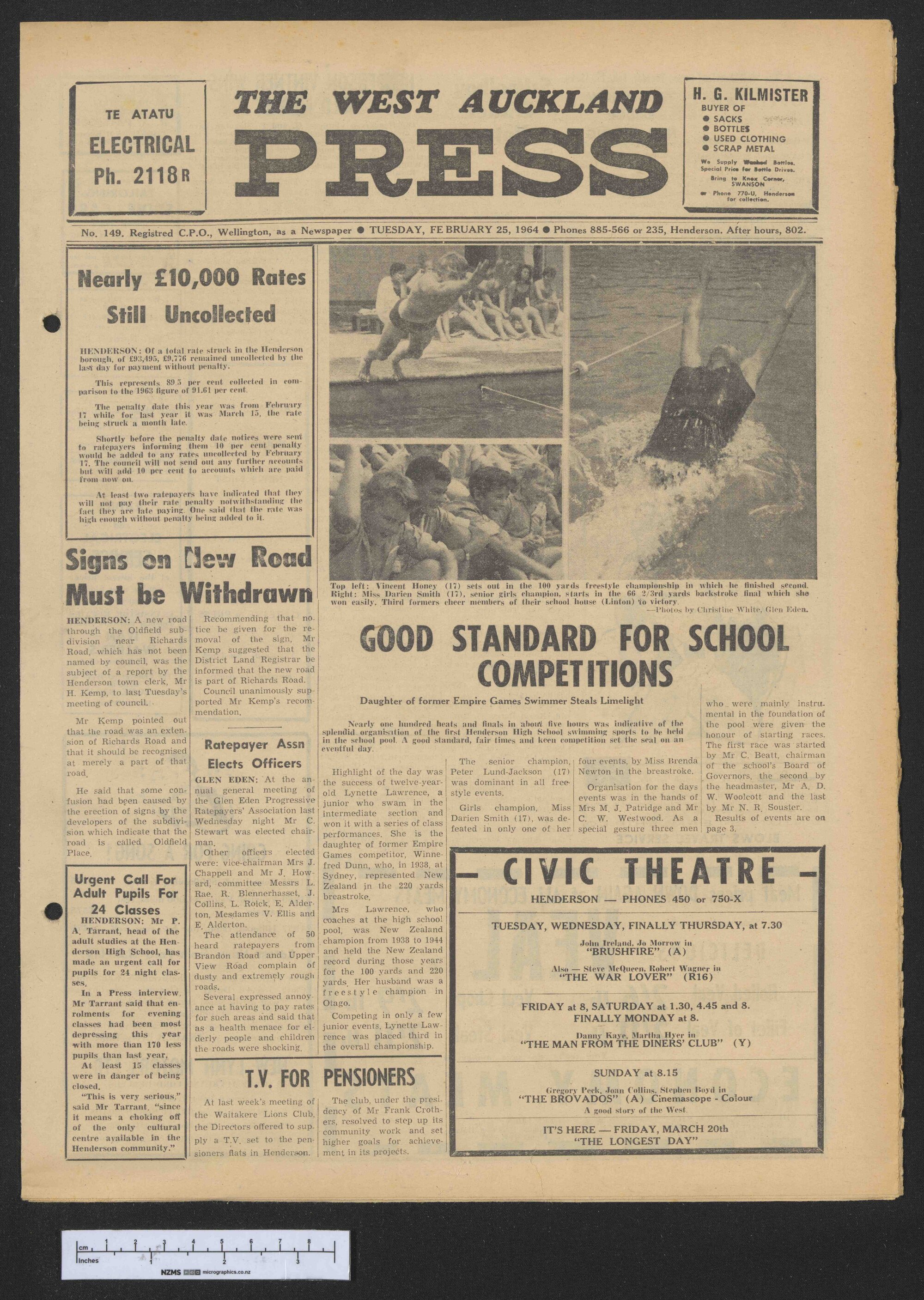 1964-02-25 West Auckland Press