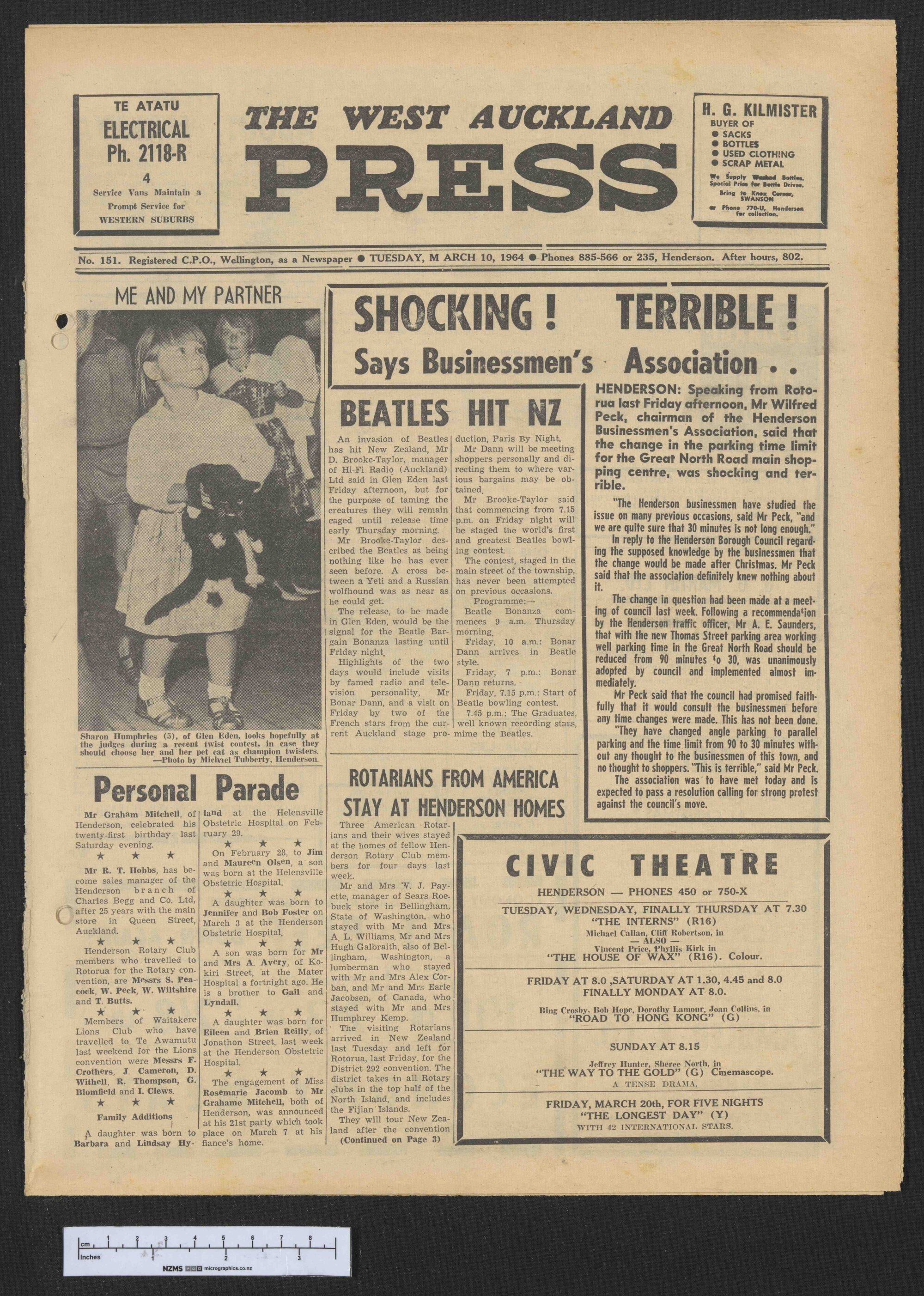 1964-03-10 West Auckland Press