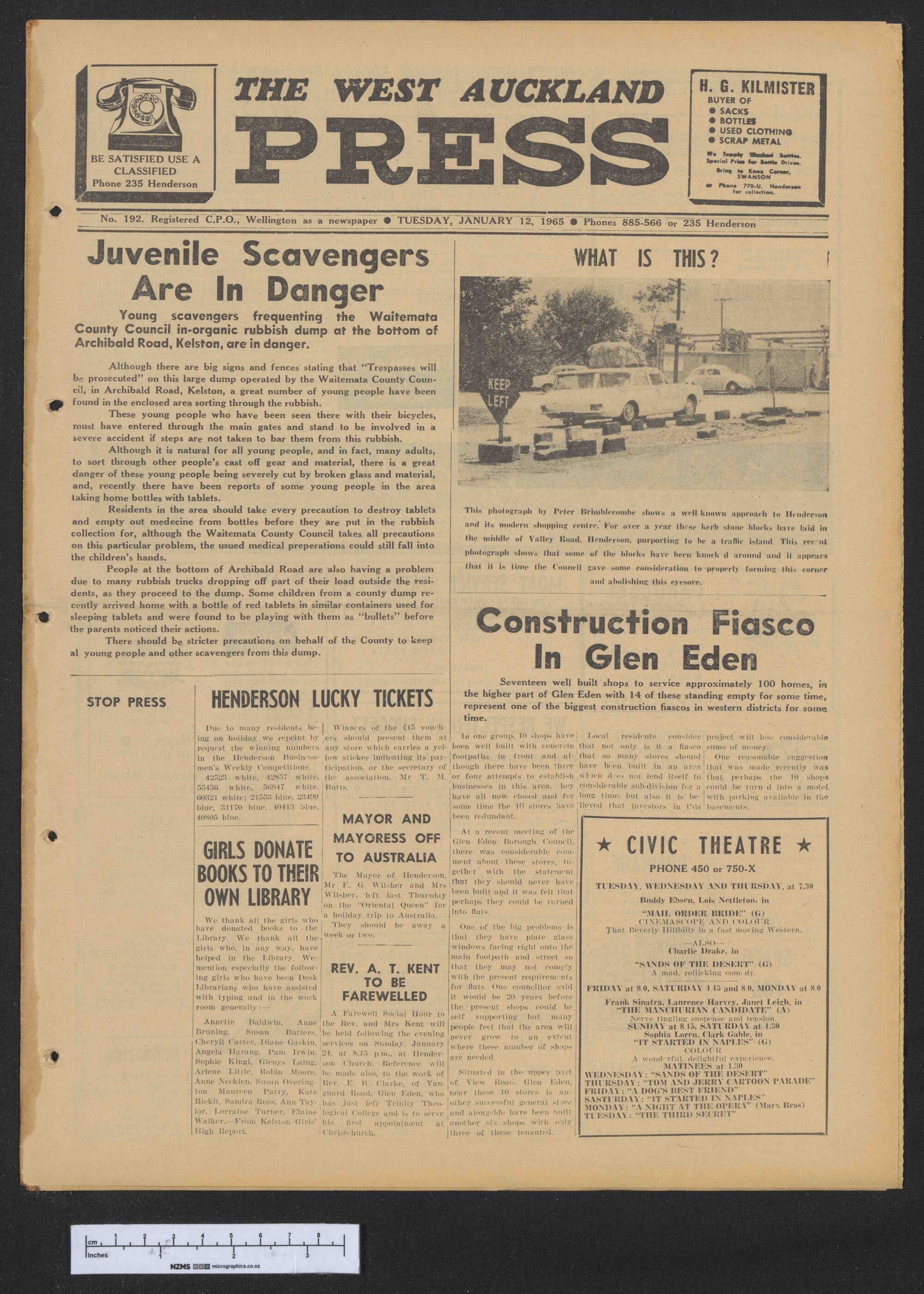 1965-01-12 West Auckland Press