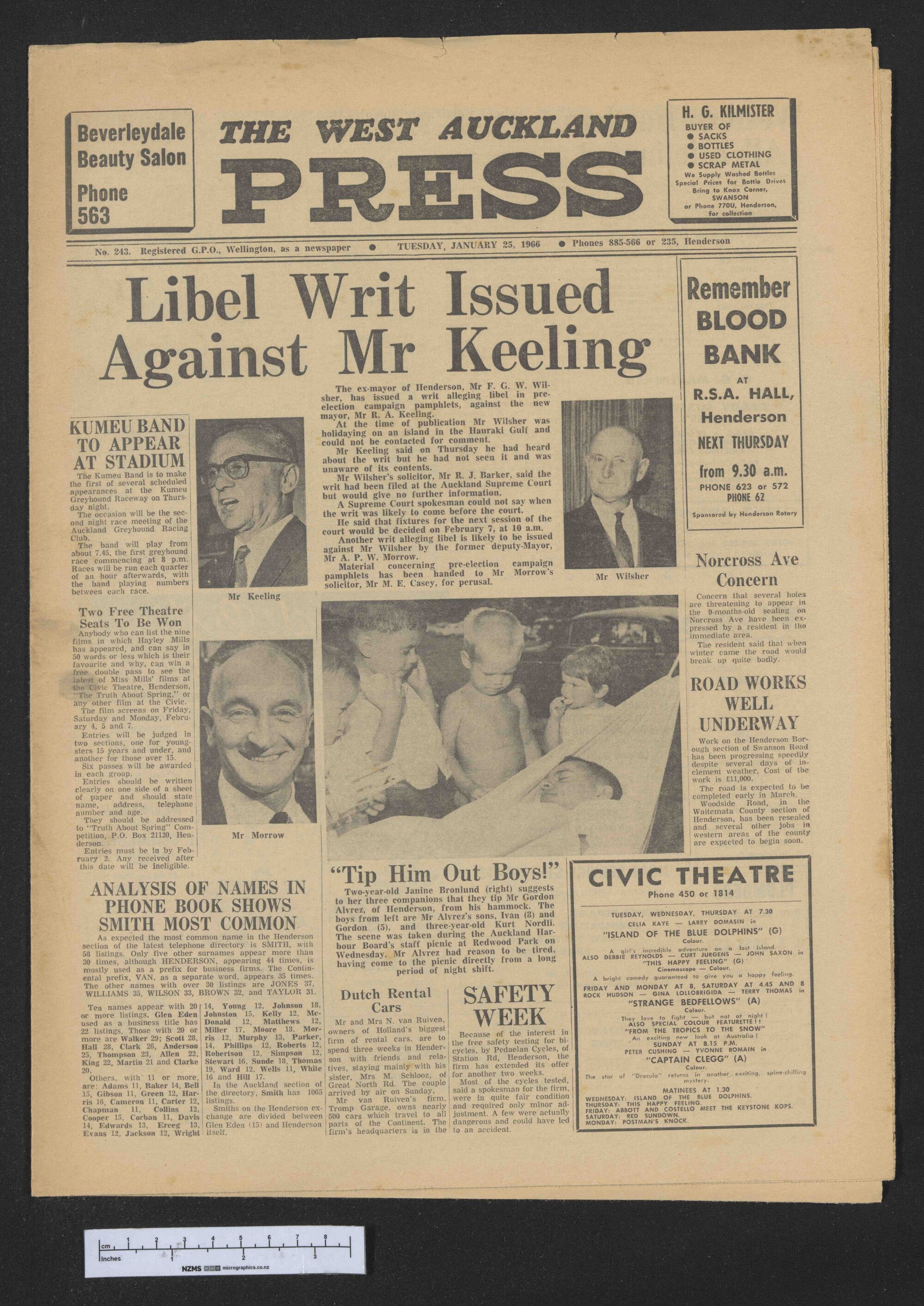 1966-01-25 West Auckland Press